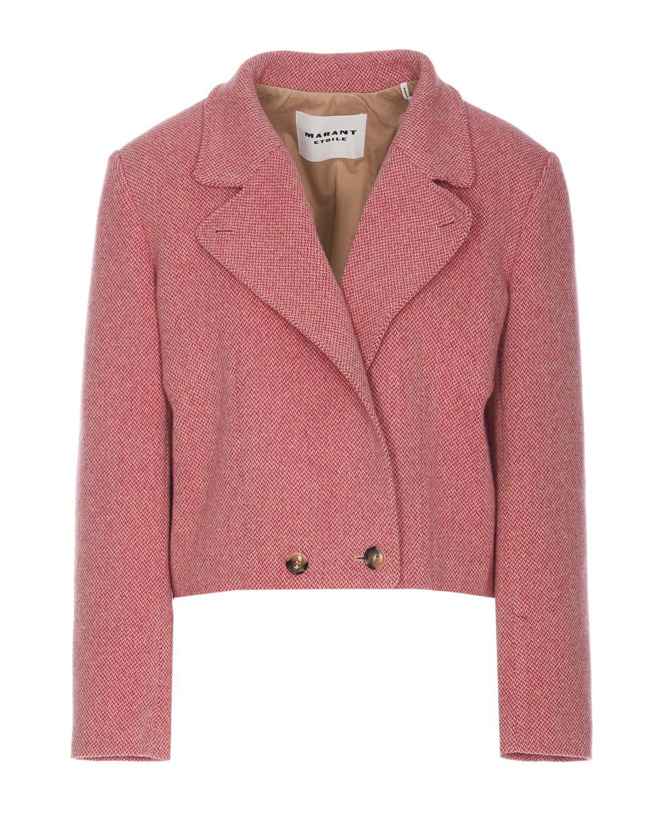 Marant Étoile Cassidy Short Coat - Pink