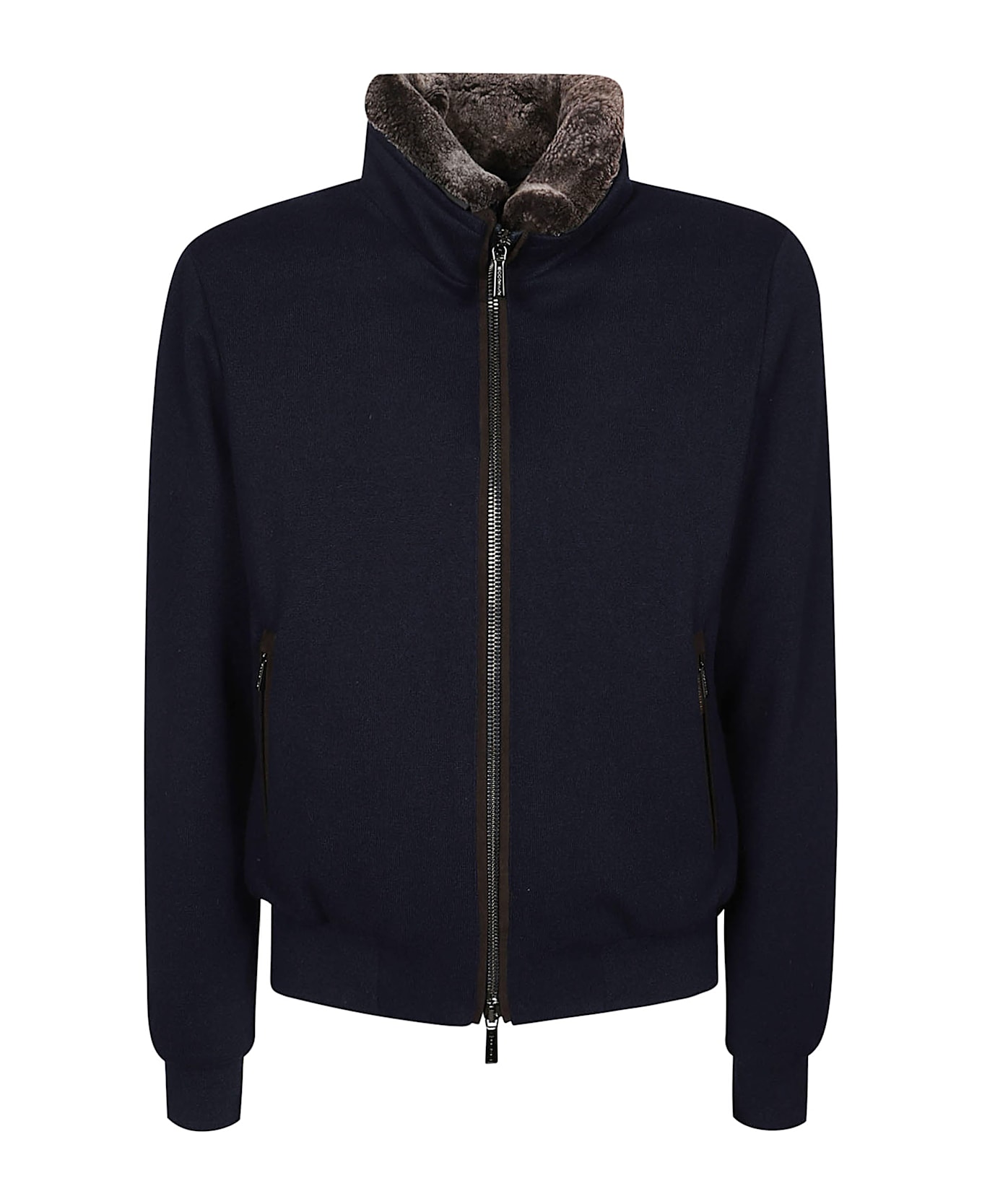 Moorer Bellati-mrw Bomber Jacket - Navy