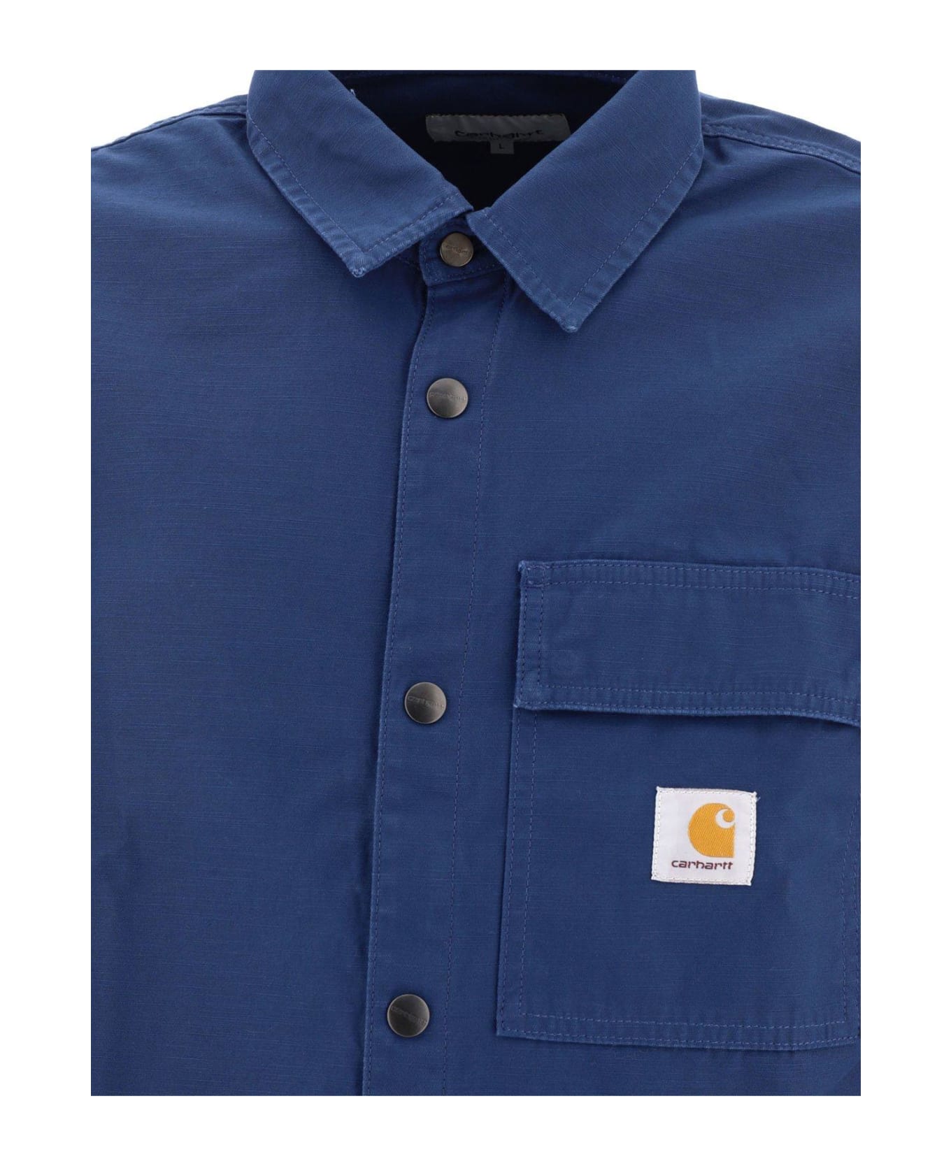 Carhartt Hayworth Shirt Jacket - NAVAL RINSED