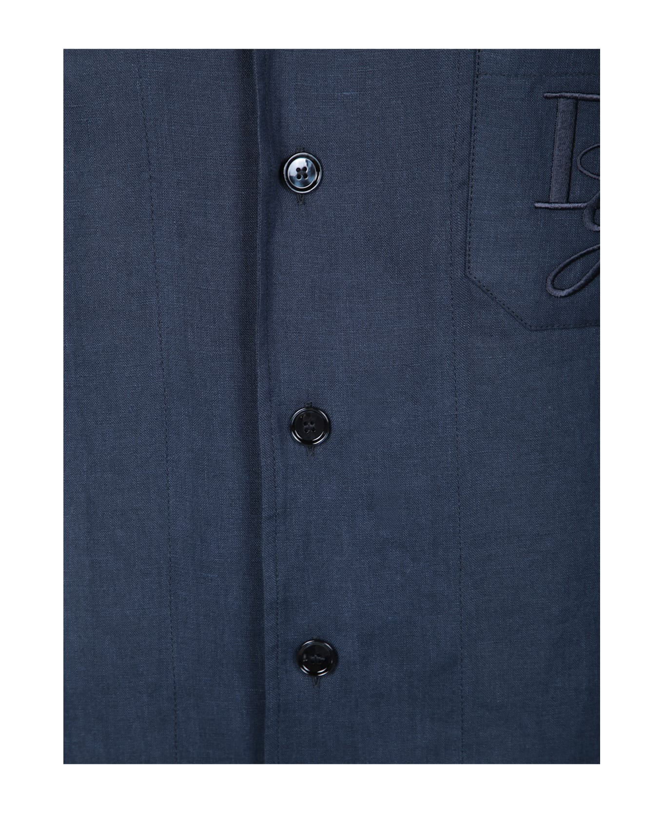 Dolce & Gabbana Linen Shirt - Blue