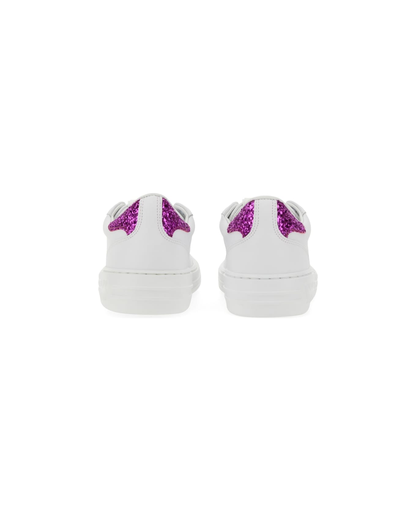 MSGM Iconic Cupsole Sneaker - FUCHSIA