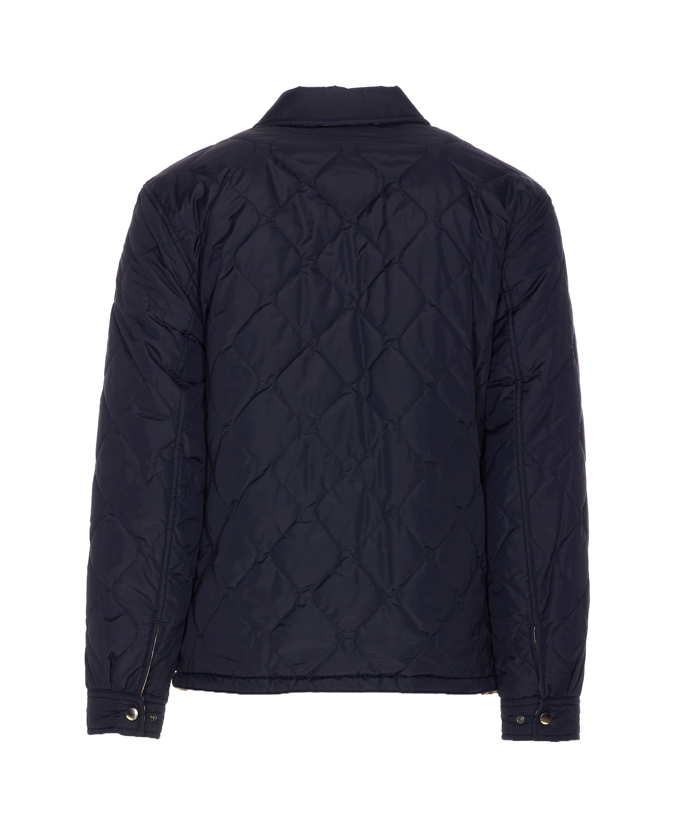 Burberry Check Reversible Brighton Jacket - Blue
