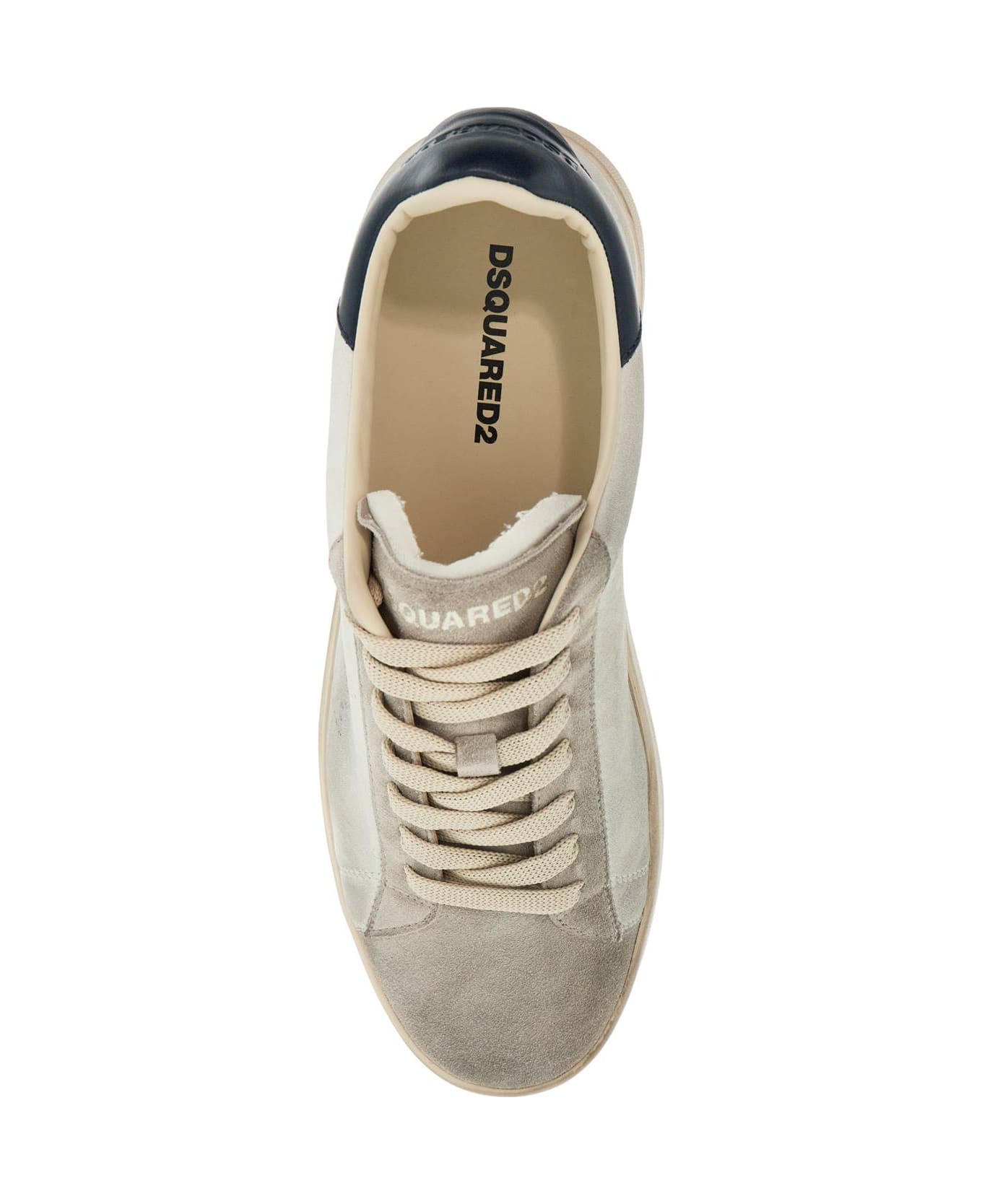Dsquared2 Sneakers Box - BIANCO SPORCO+NAVY (White)
