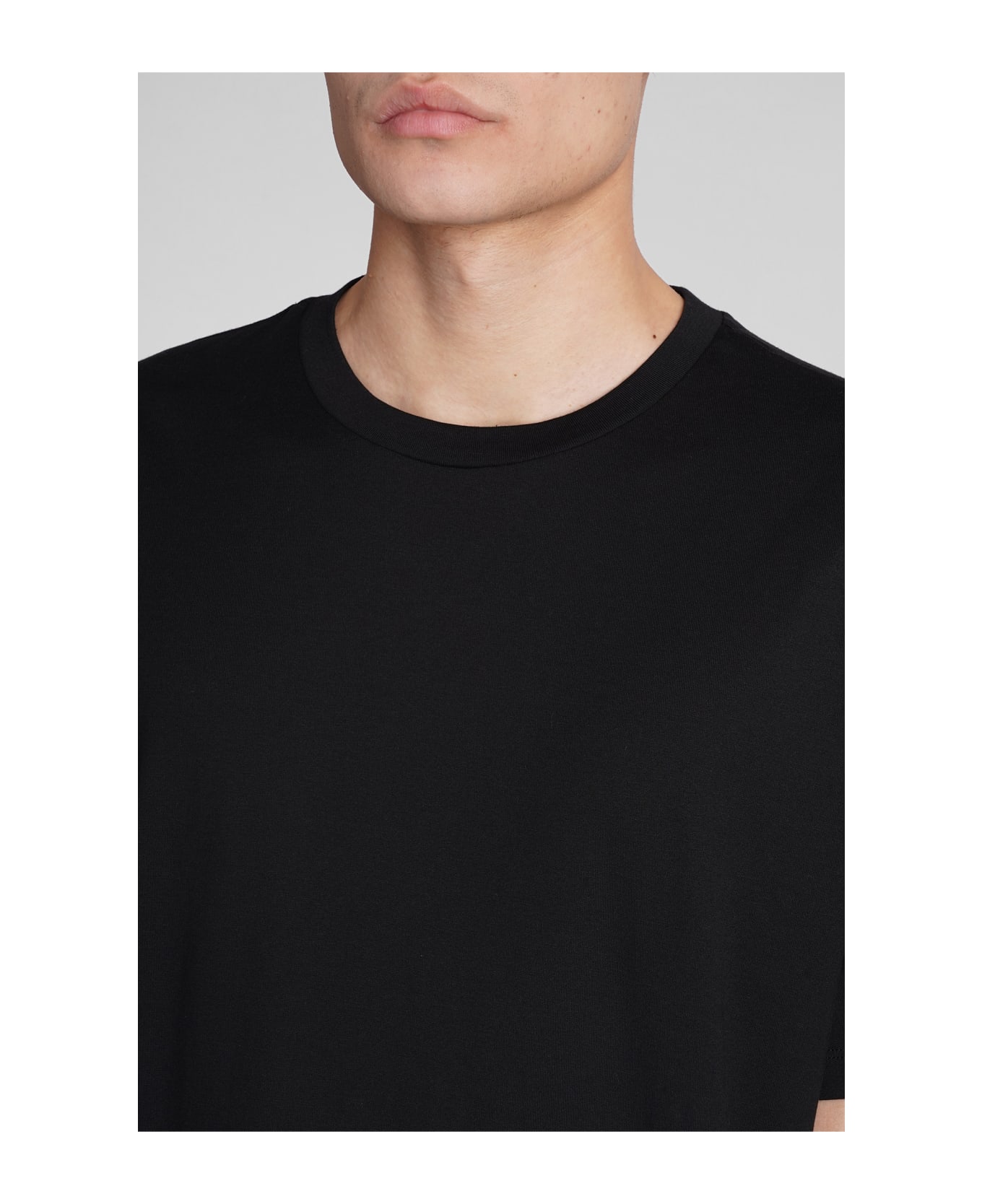 Roberto Collina T-shirt In Black Cotton - black