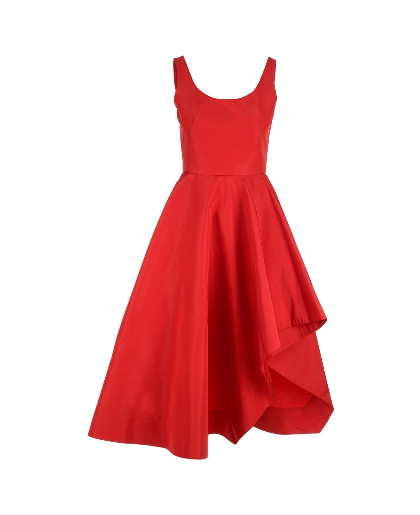 Alexander McQueen Red Midi Dress - Red