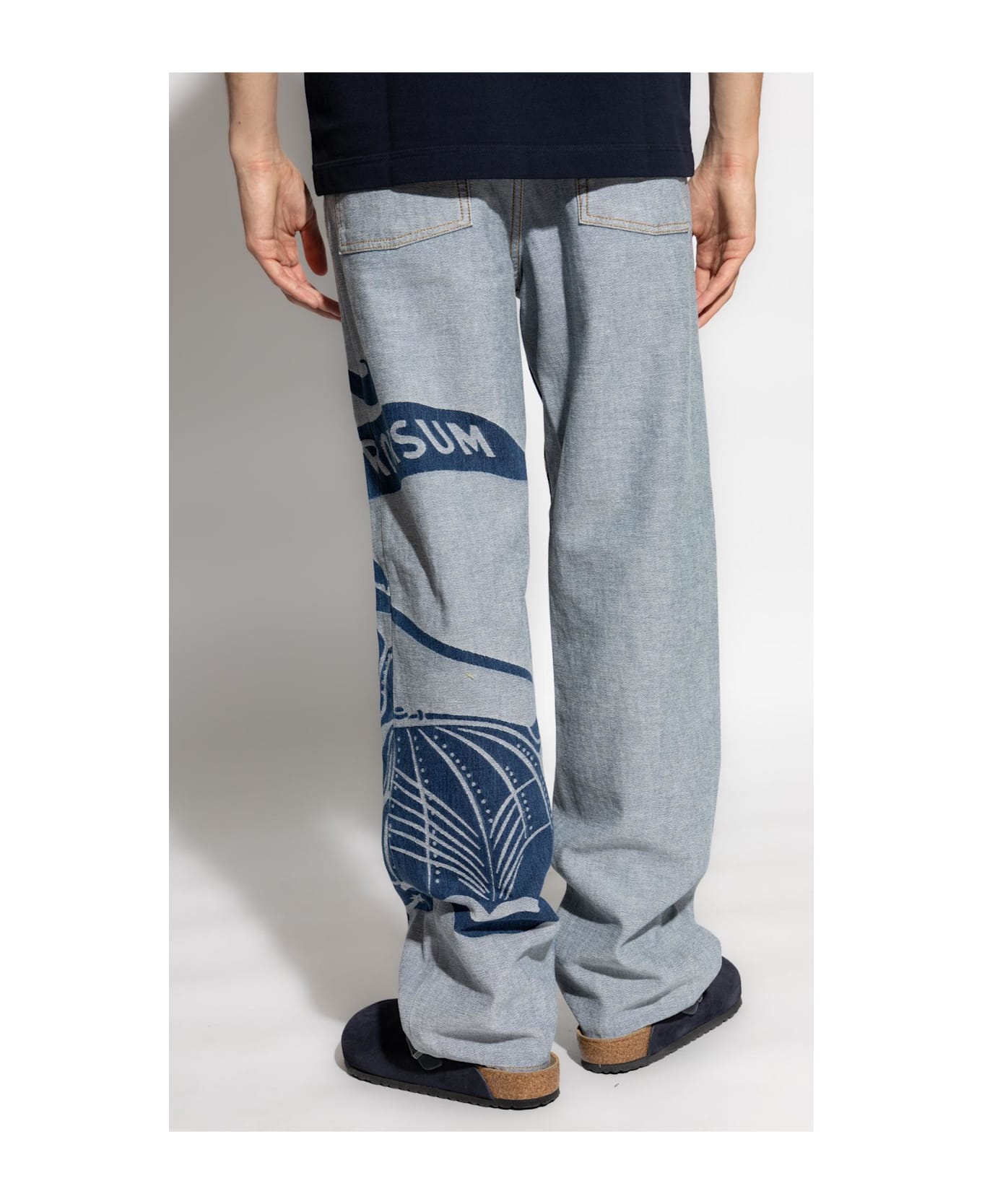 Burberry Jeans With The Burberry Logo - BLUE