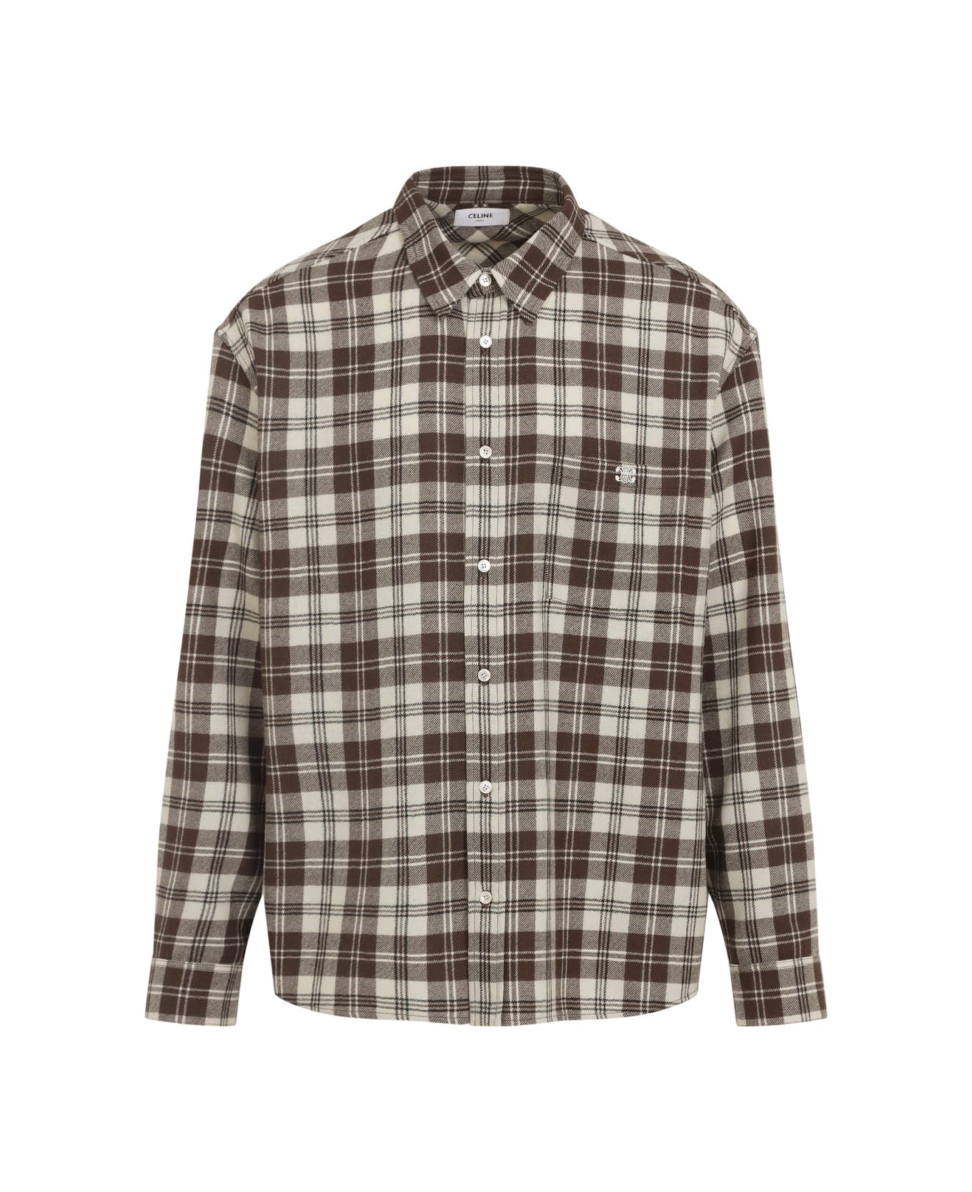 Celine Relaxed Shirt - Mg Beige Marron