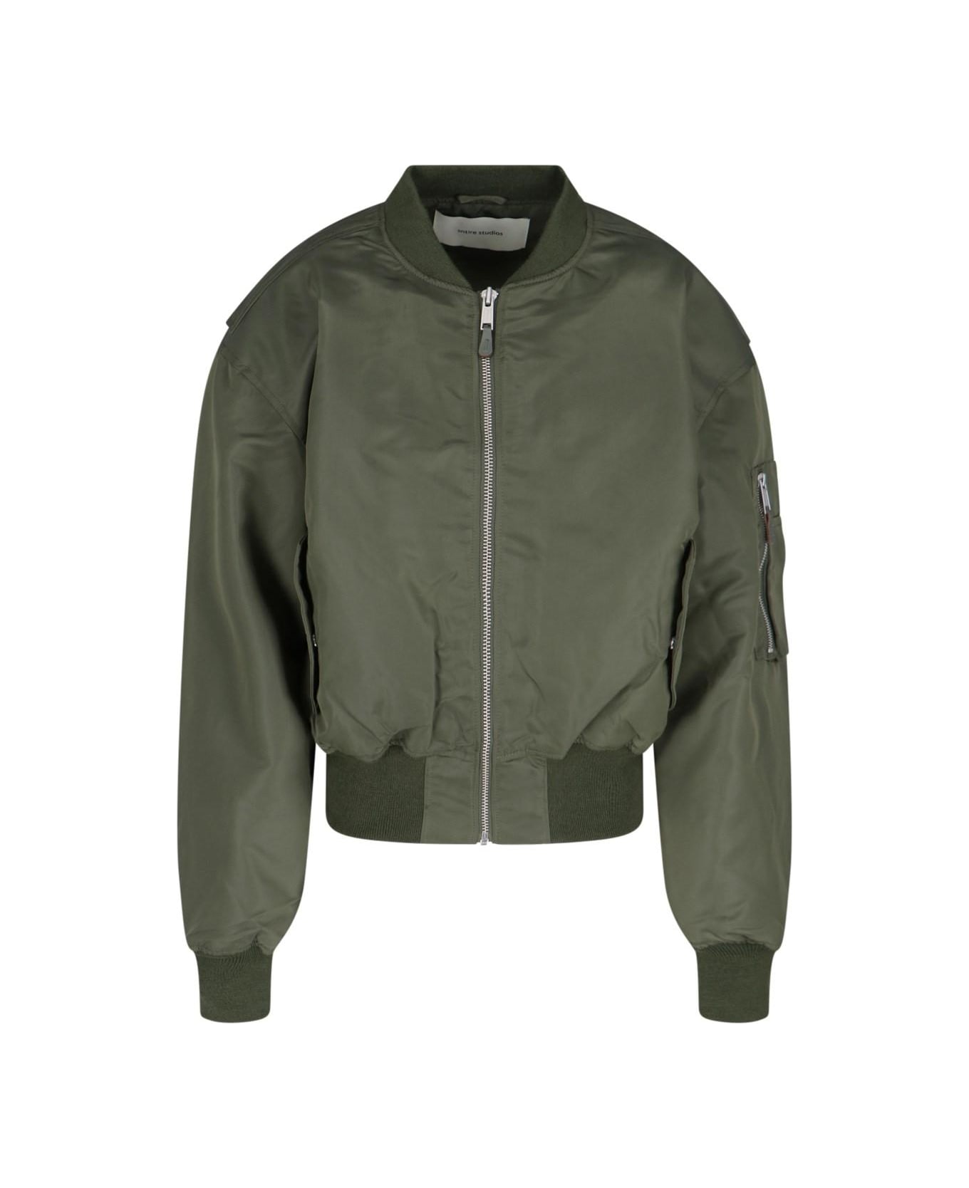 Entire Studios 
broad
 Zip Bomber Jacket - Kh Khaki