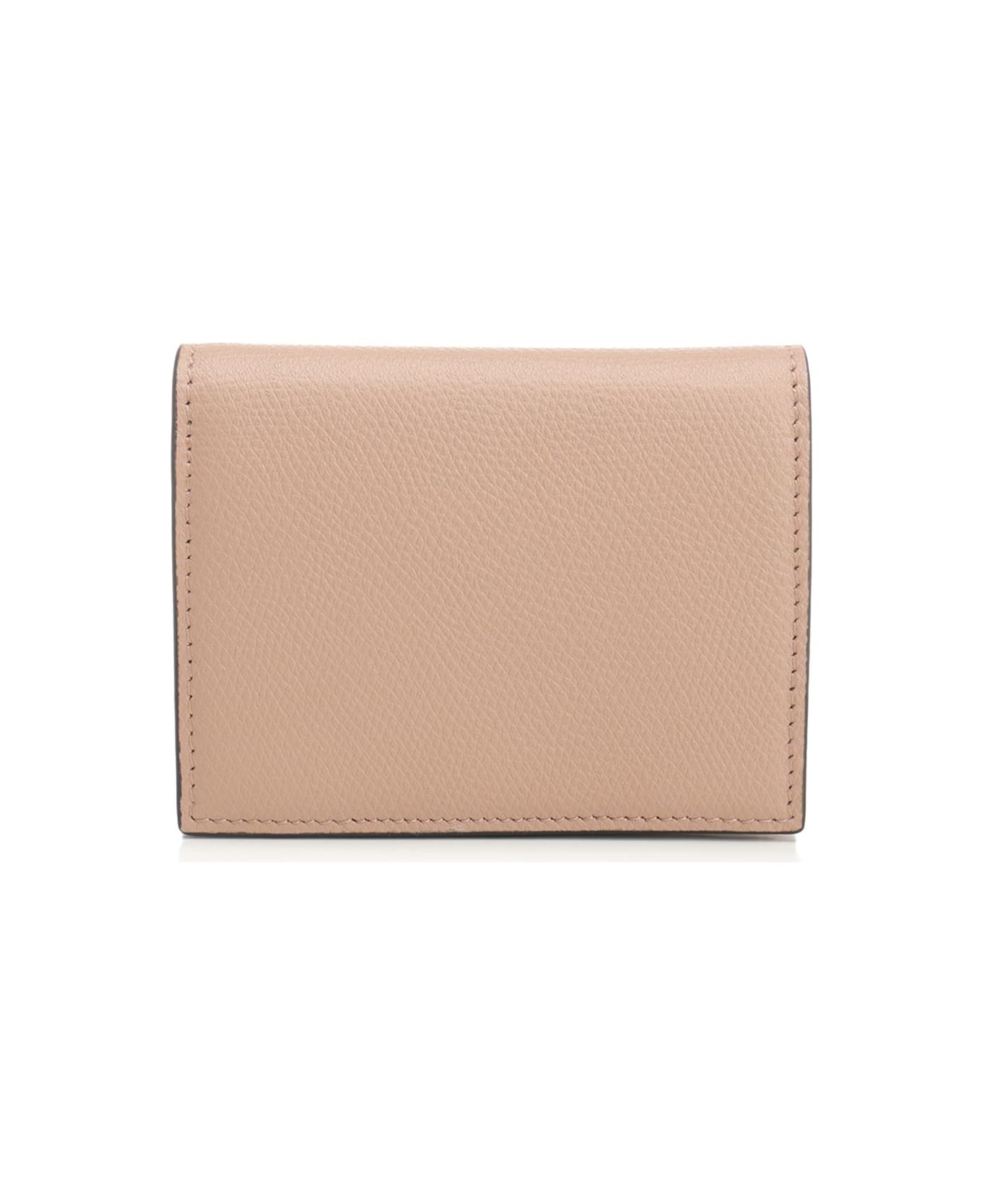 Valentino Garavani 'v Logo' Wallet - Rose