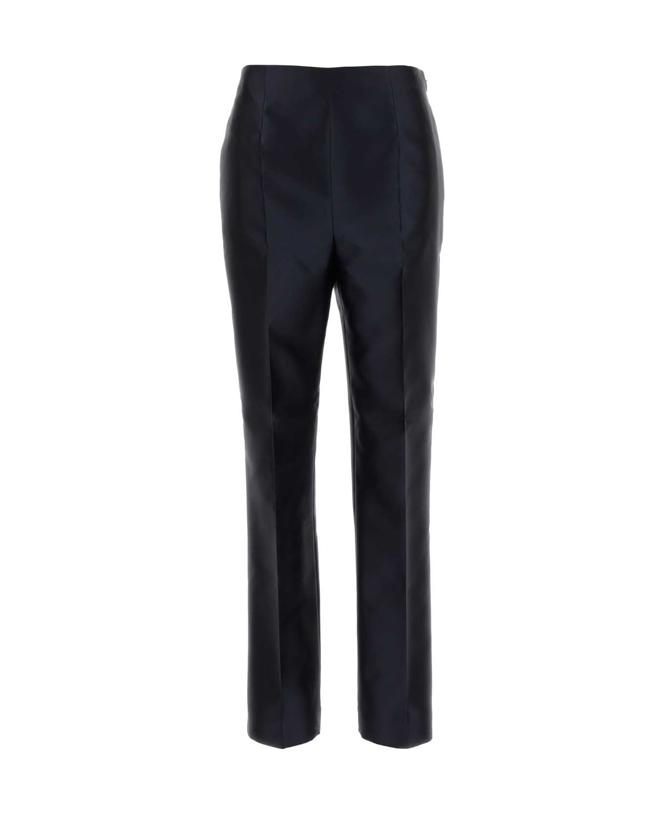 Alberta Ferretti Blue Georgette Pant - BLU
