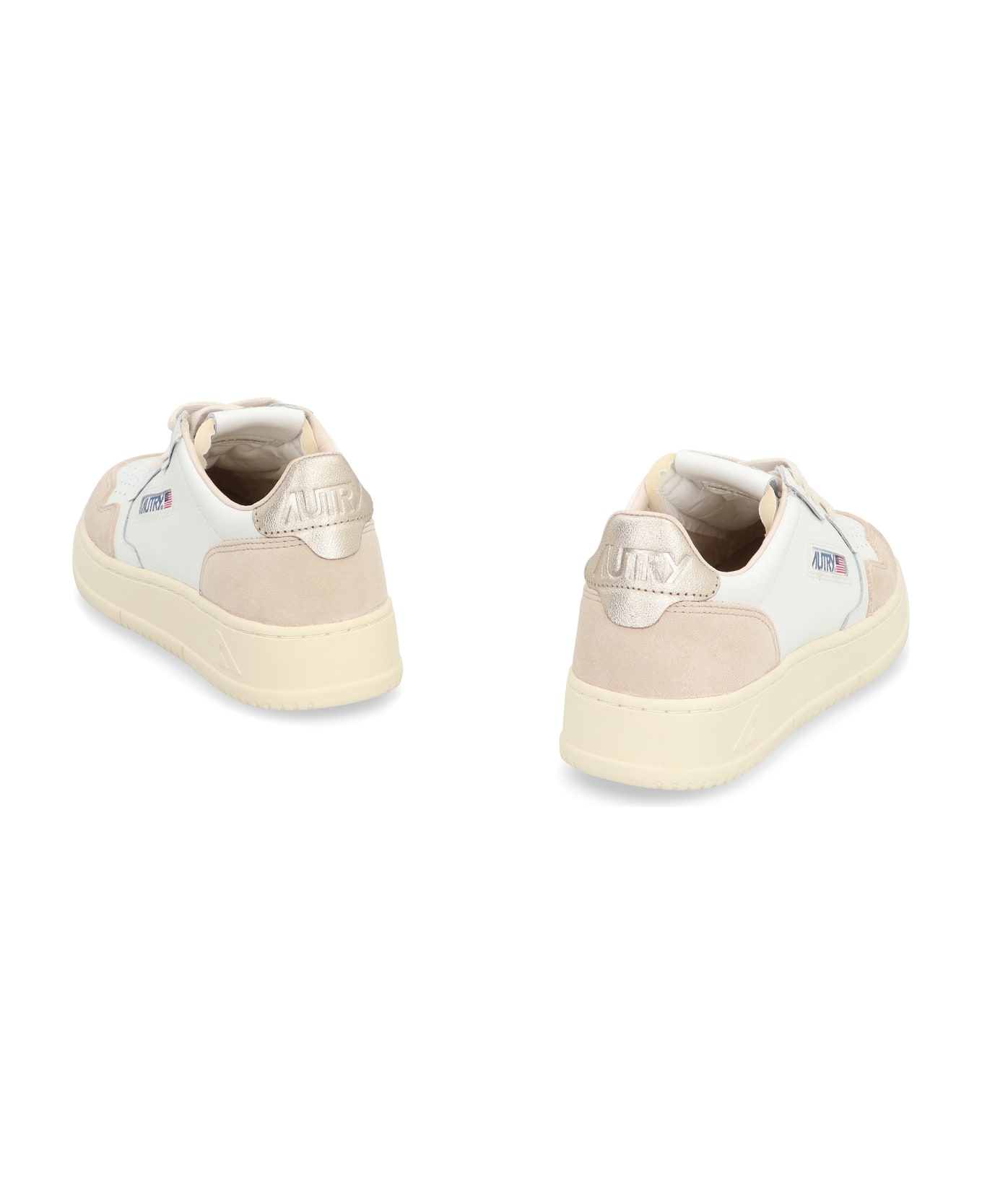Autry Medalist Low-top Sneakers - WHT/GOLD