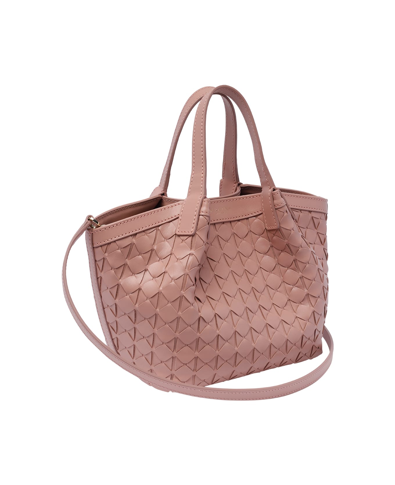 Serapian Mini Secret Mosaico Handbag - Pink