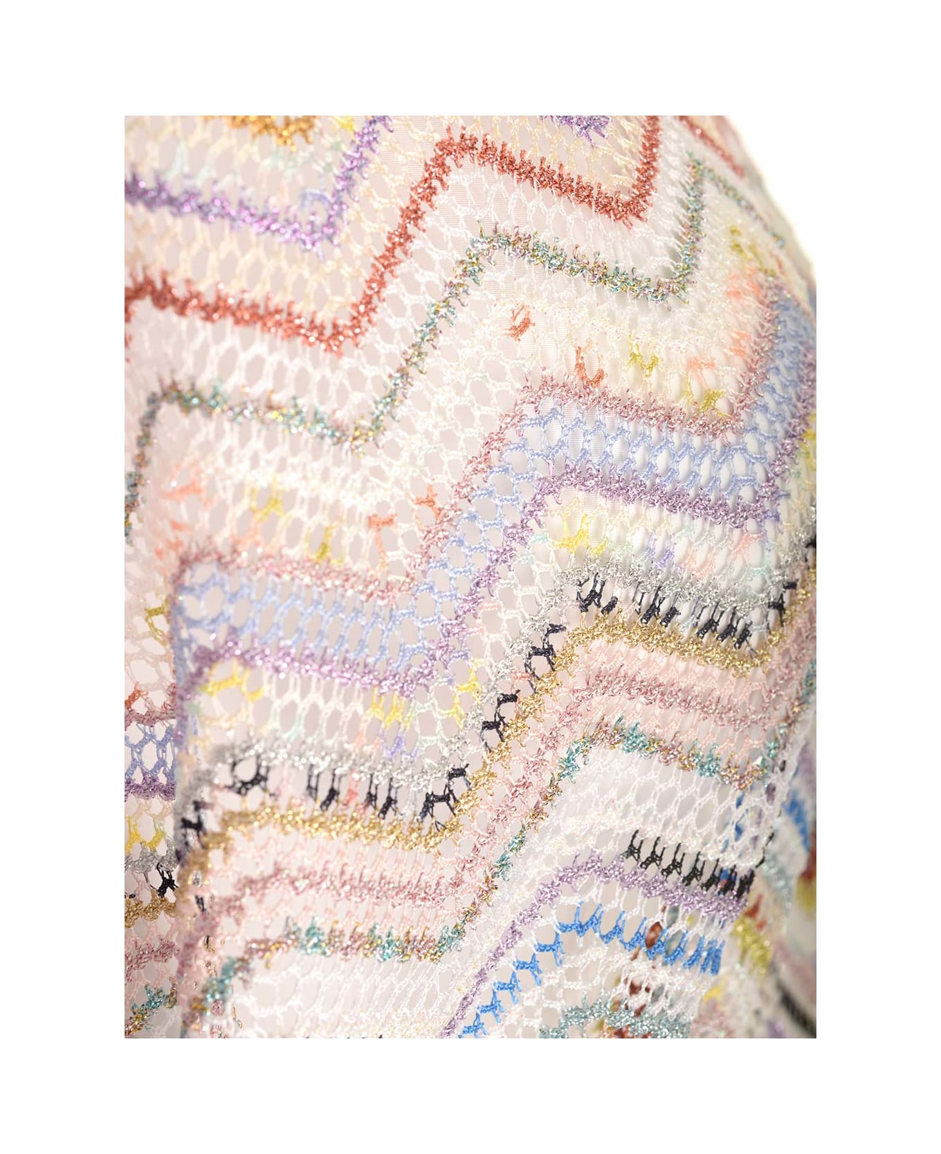 Missoni Viscose Knit Cropped Top - Multicolore