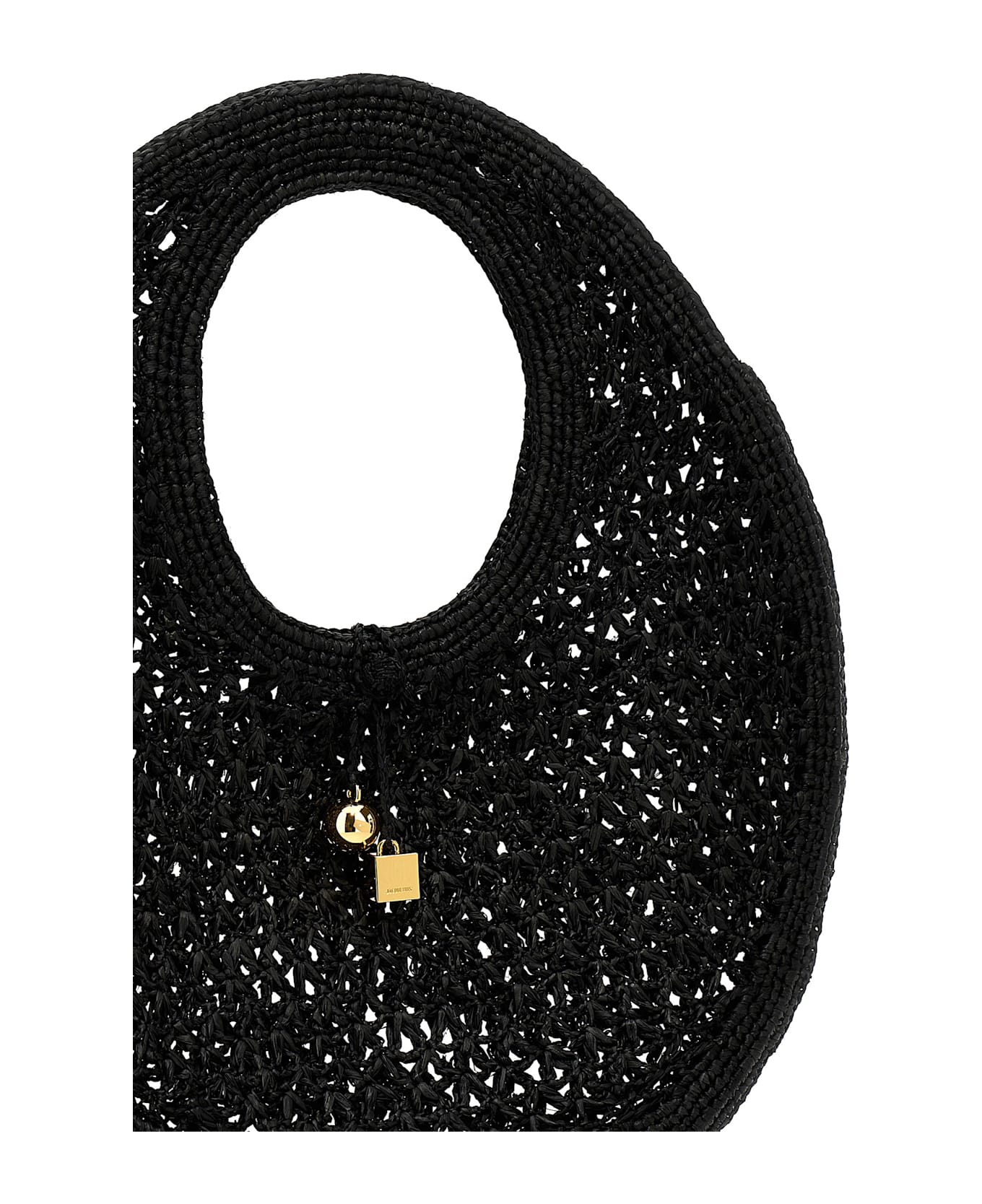 Jacquemus 'le Rond Spiaggia' Handbag - Black  