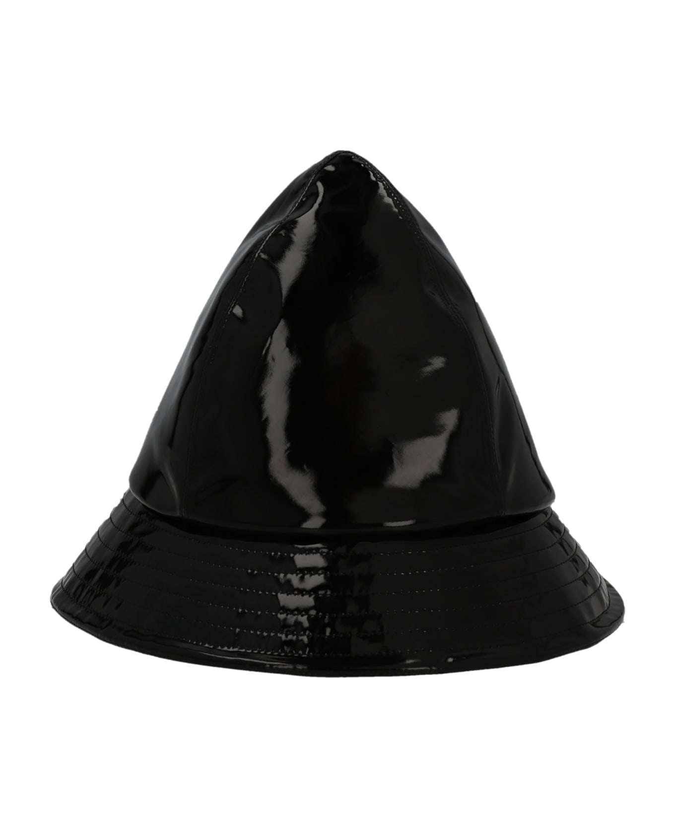 Raf Simons Patent logo-patch Hat ngermodell - Black  