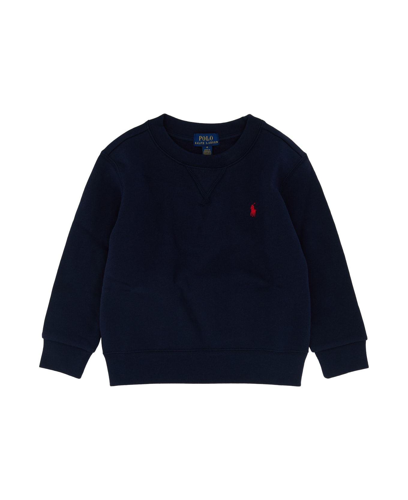 Polo Ralph Lauren Ls Cn Tops Knit - CRUISENAVY