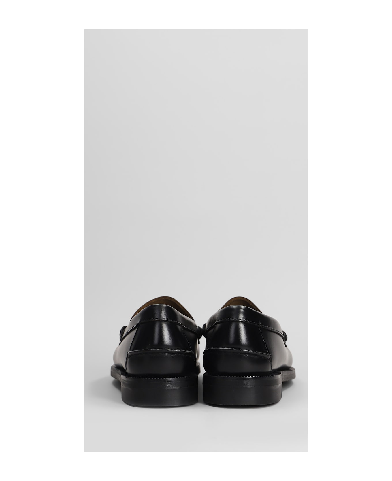 Sebago Classic Dan Loafers In Black Leather - black