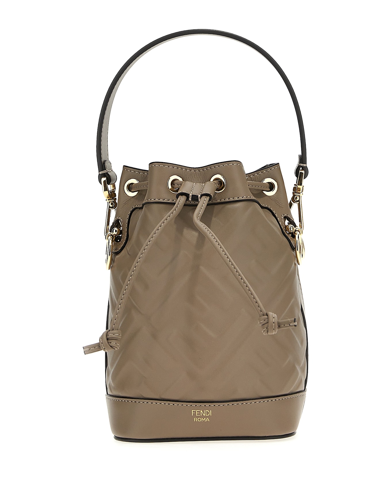 Fendi 'mon Tresor' Mini Handbag - Gray