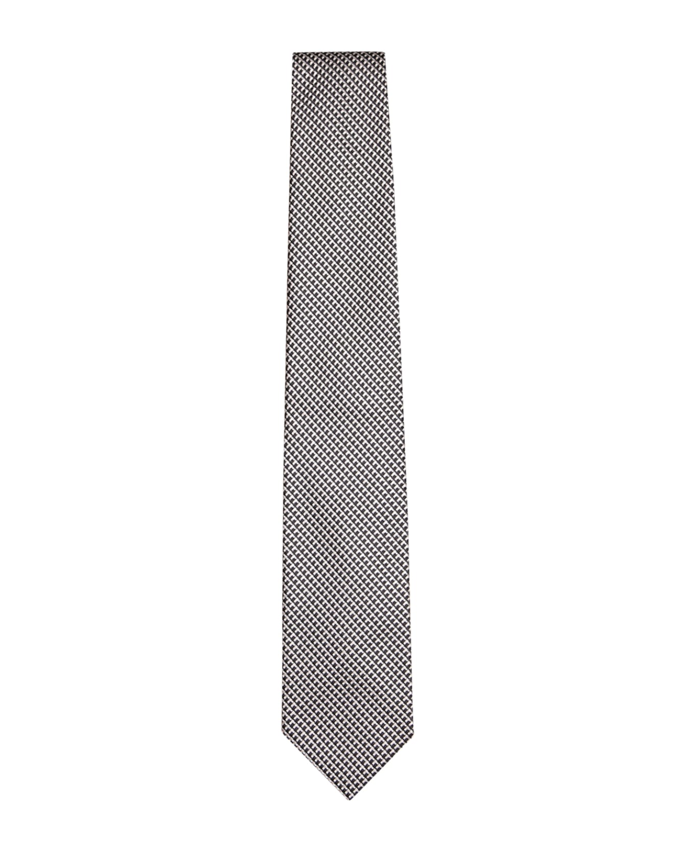Tom Ford Grey Silk Tie - Grey ネクタイ