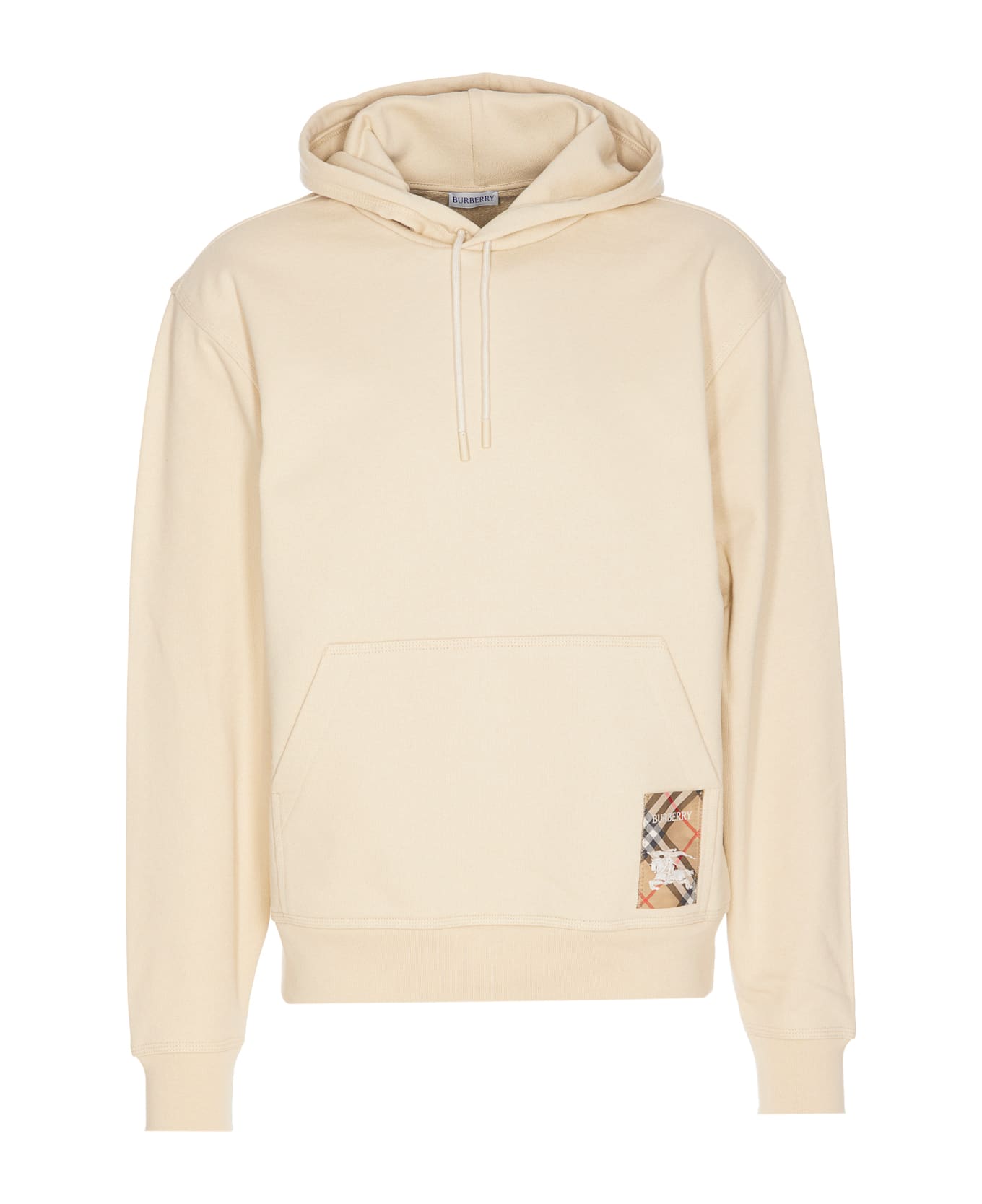 Burberry Patch Logo Hoodie - Beige ニットウェア