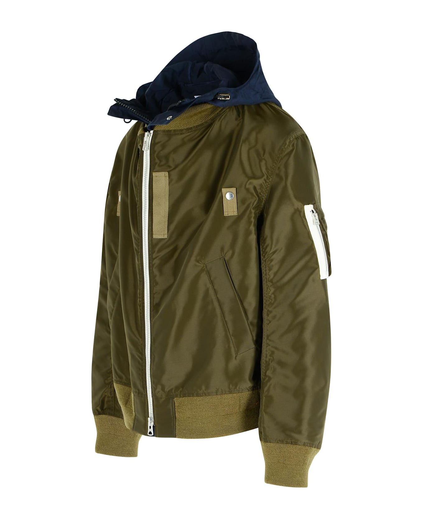 Sacai Green Nylon Jacket