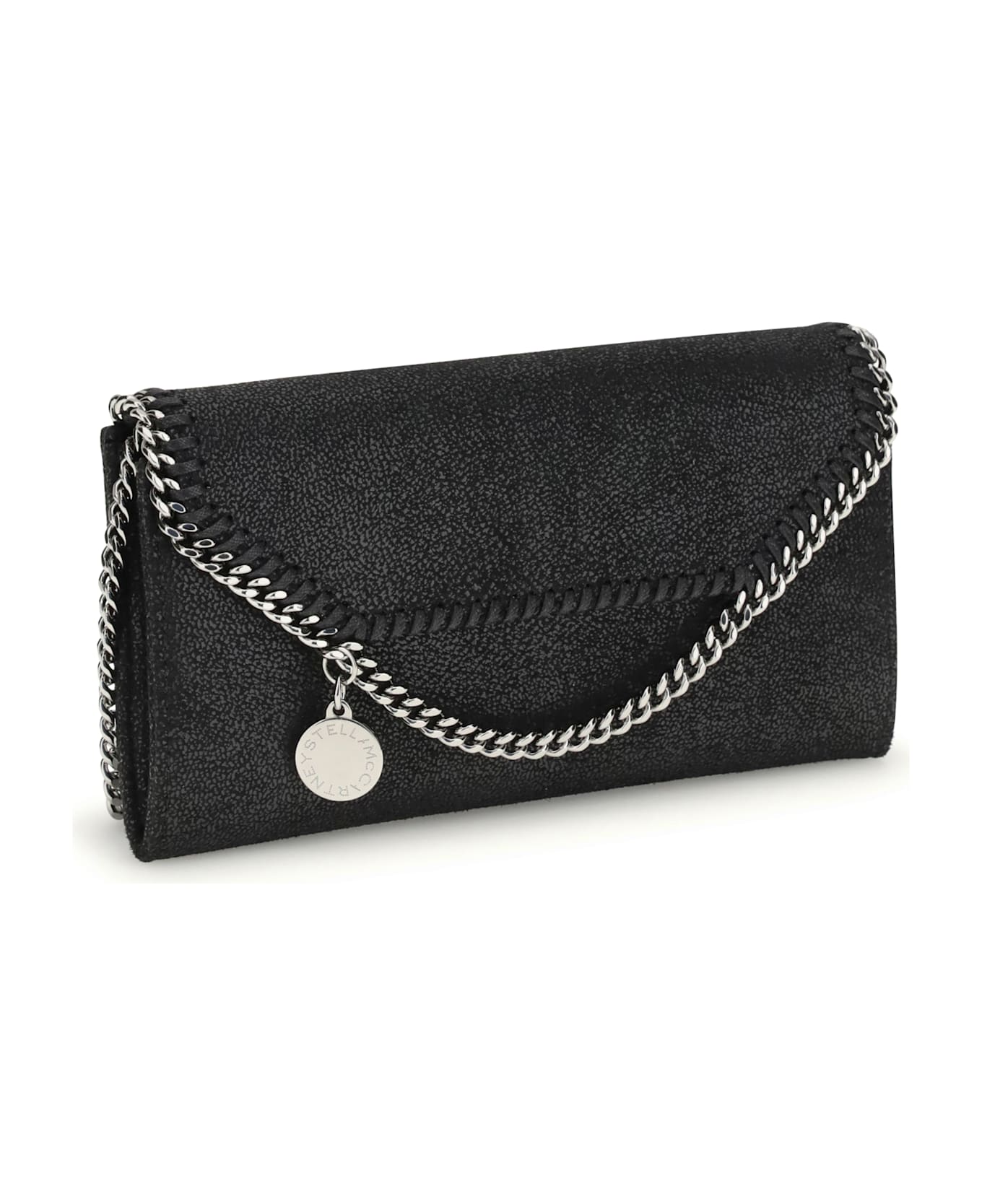 Stella McCartney Falabella Continental Clutch Bag - Black