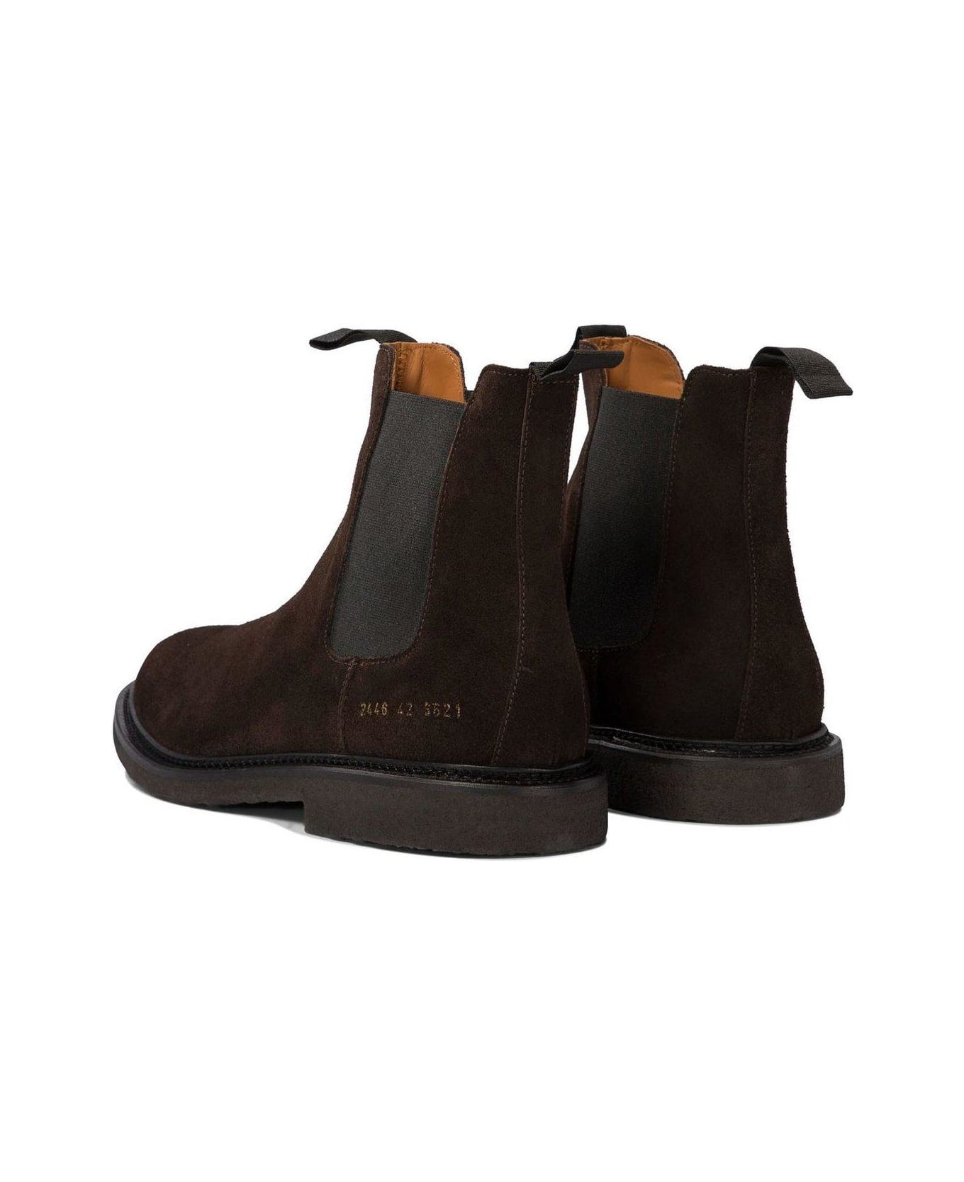 Common Projects Round Toe Chelsea Boots - BROWN
