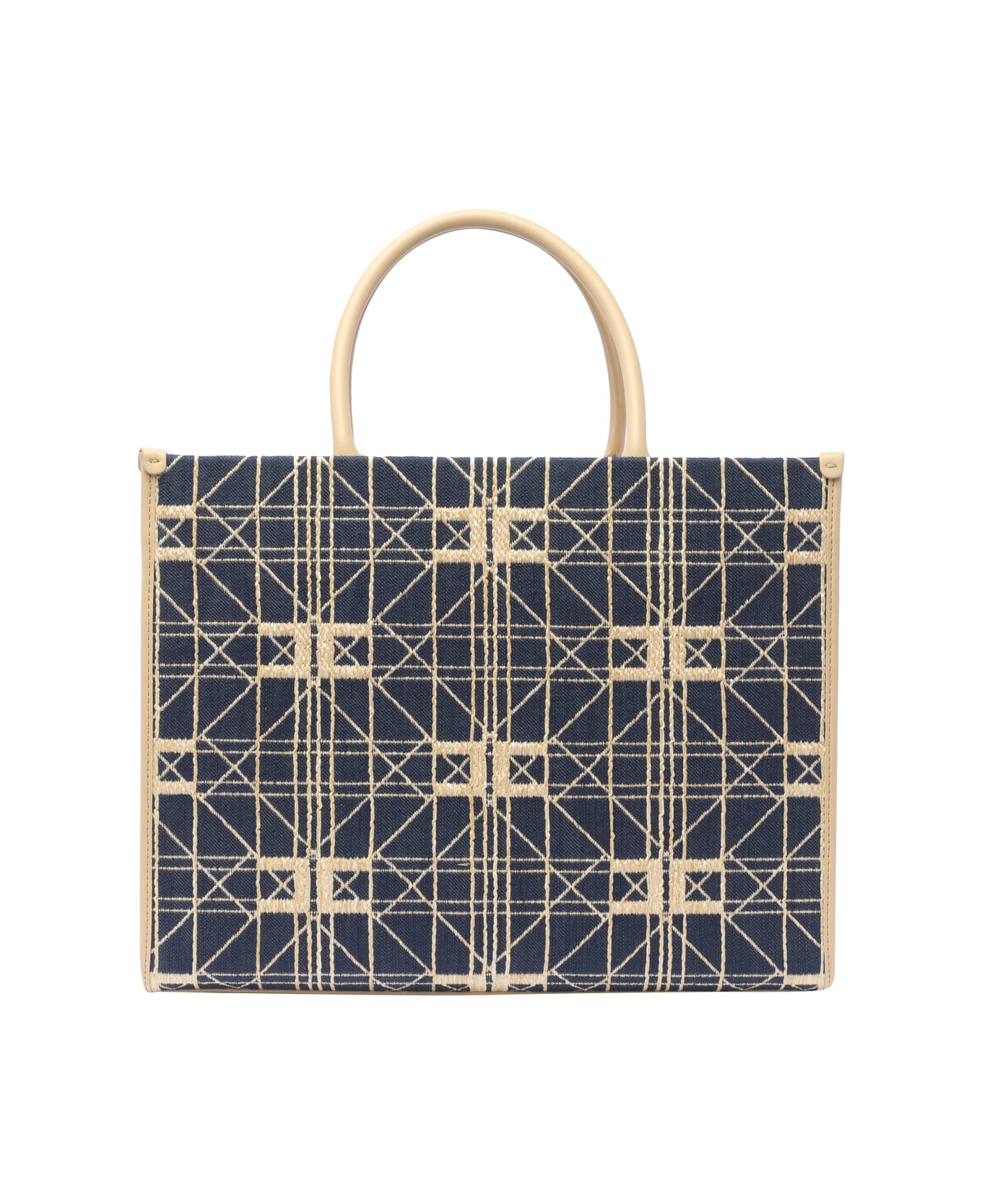 Elisabetta Franchi Logo Tote Bag - Blue トートバッグ