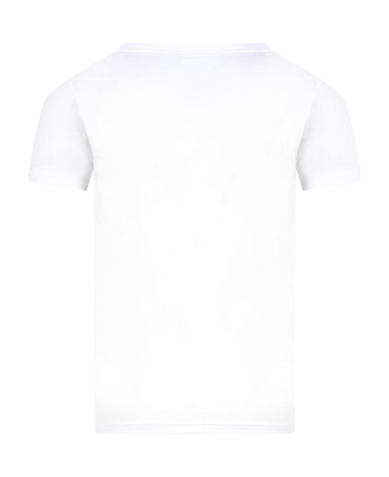 Story Loris White T-shirt For Kids - White コート＆ジャケット