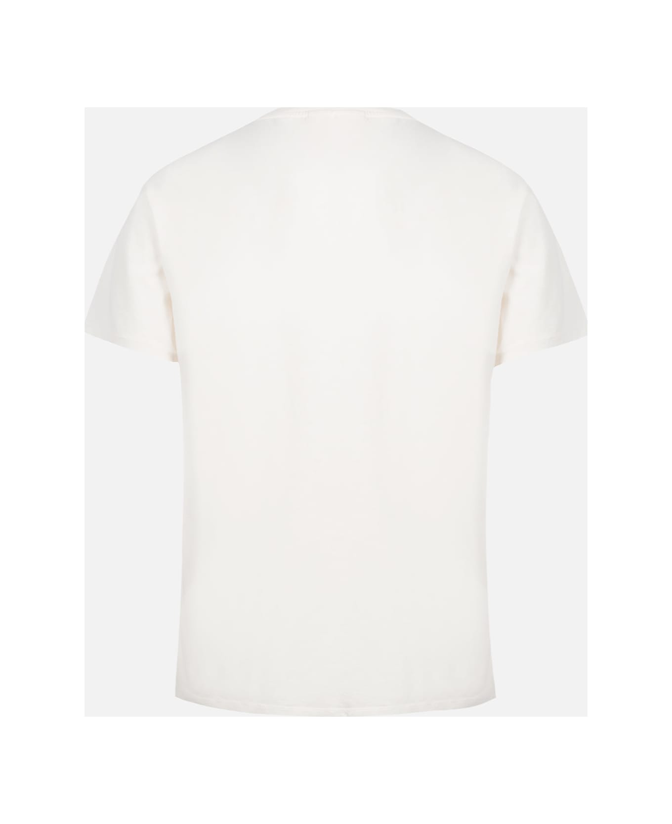 MC2 Saint Barth Woman Off-white Cotton Jersey Crewneck T-shirt Emilie - WHITE