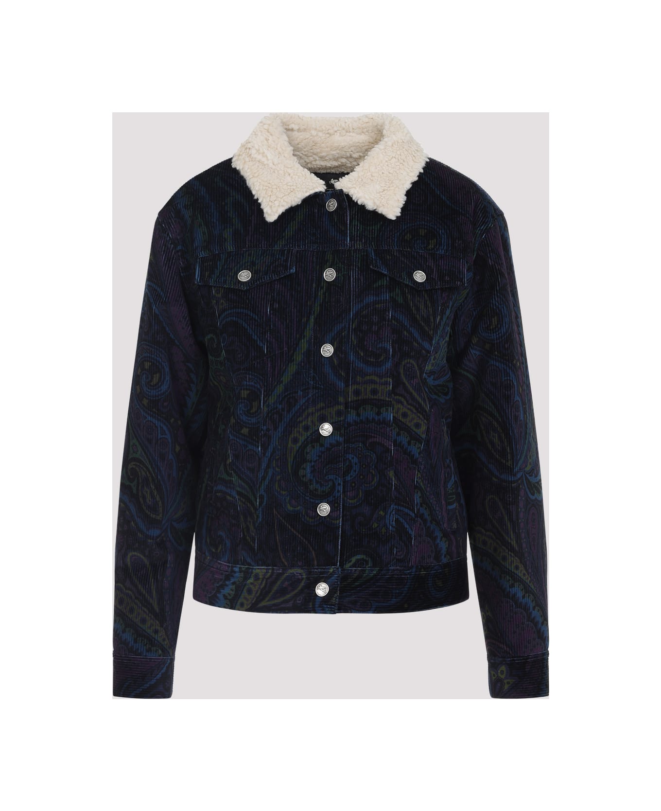 Etro Outerwear - Stampa F.do Blu