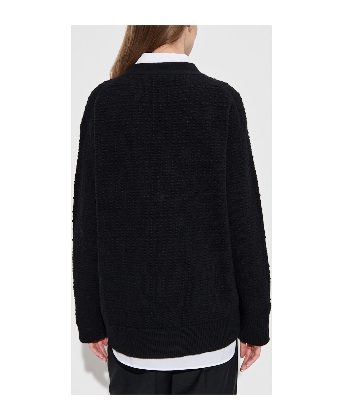 Fendi Cardigan With Pockets - Gme Black