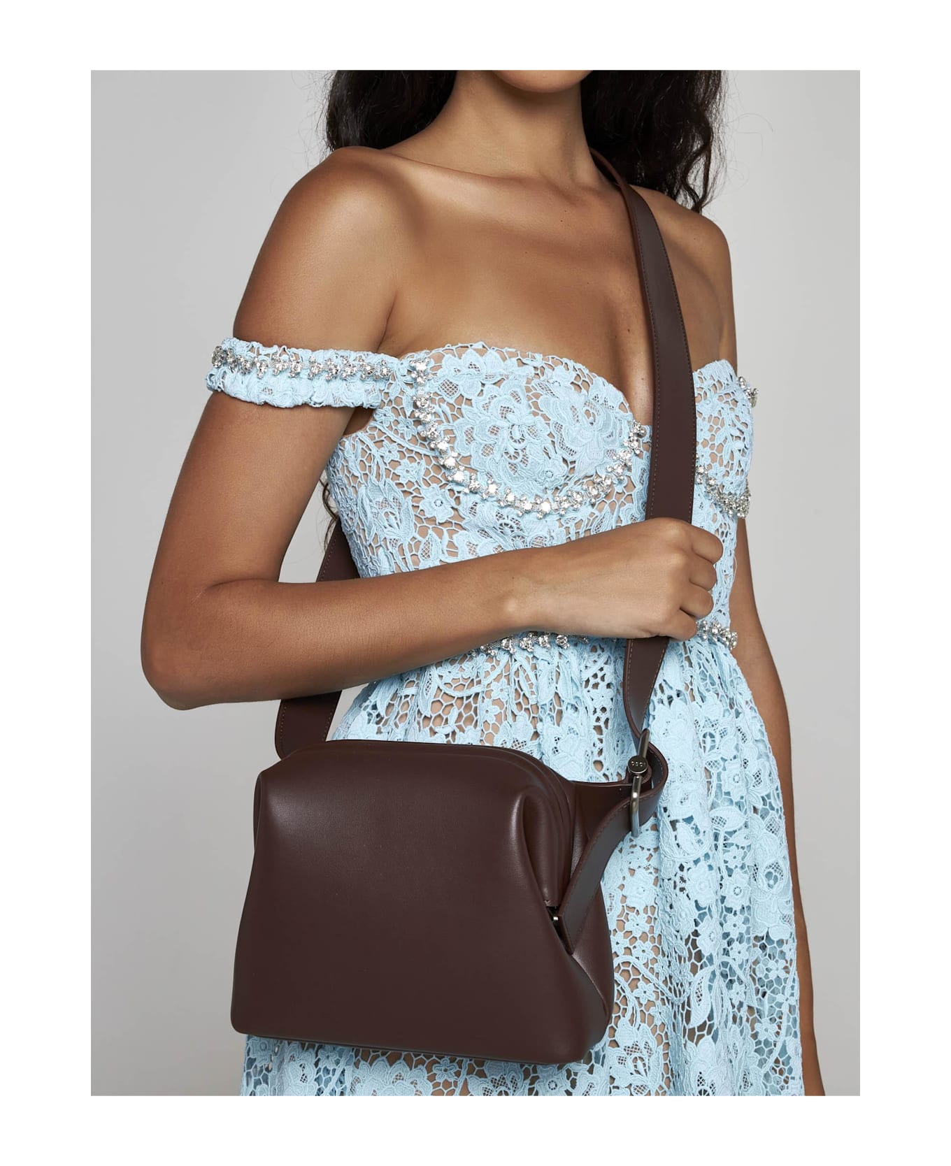 OSOI Mini Brot Leather Bag - BROWN