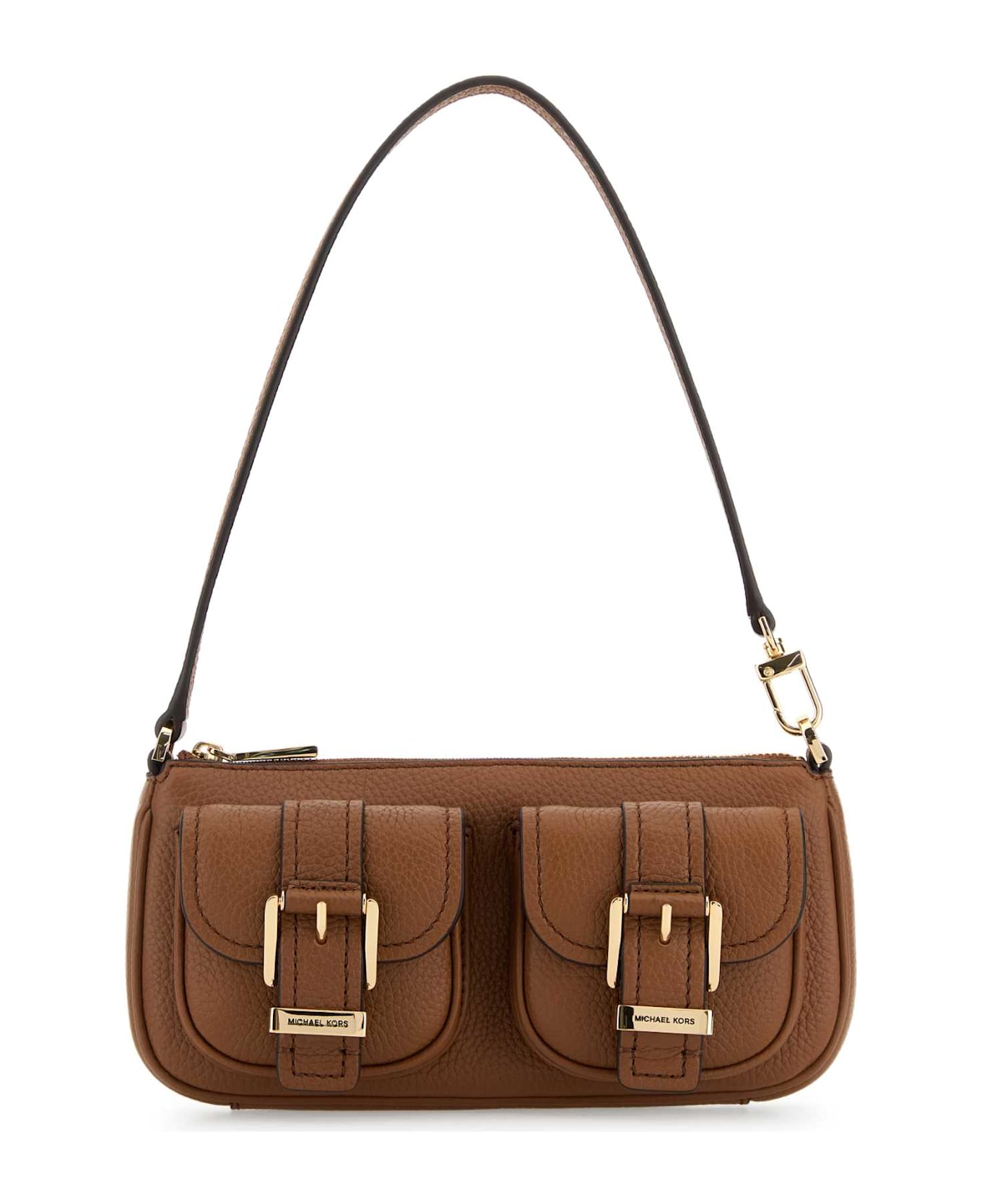 Michael Kors Caramel Leather Zoe Shoulder Bag - LUGGAGE