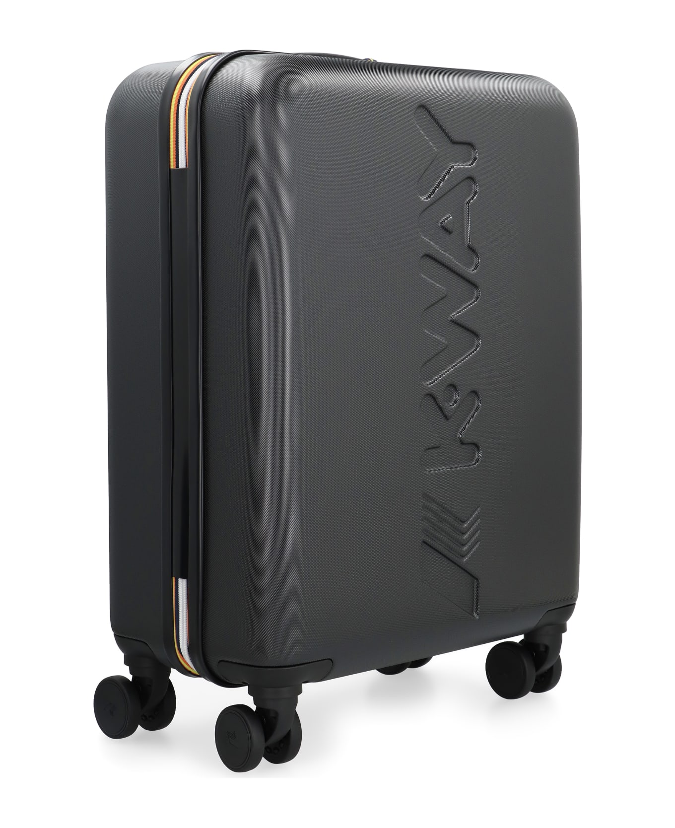K-Way Polycarbonate Hardshell Small Trolley - Black