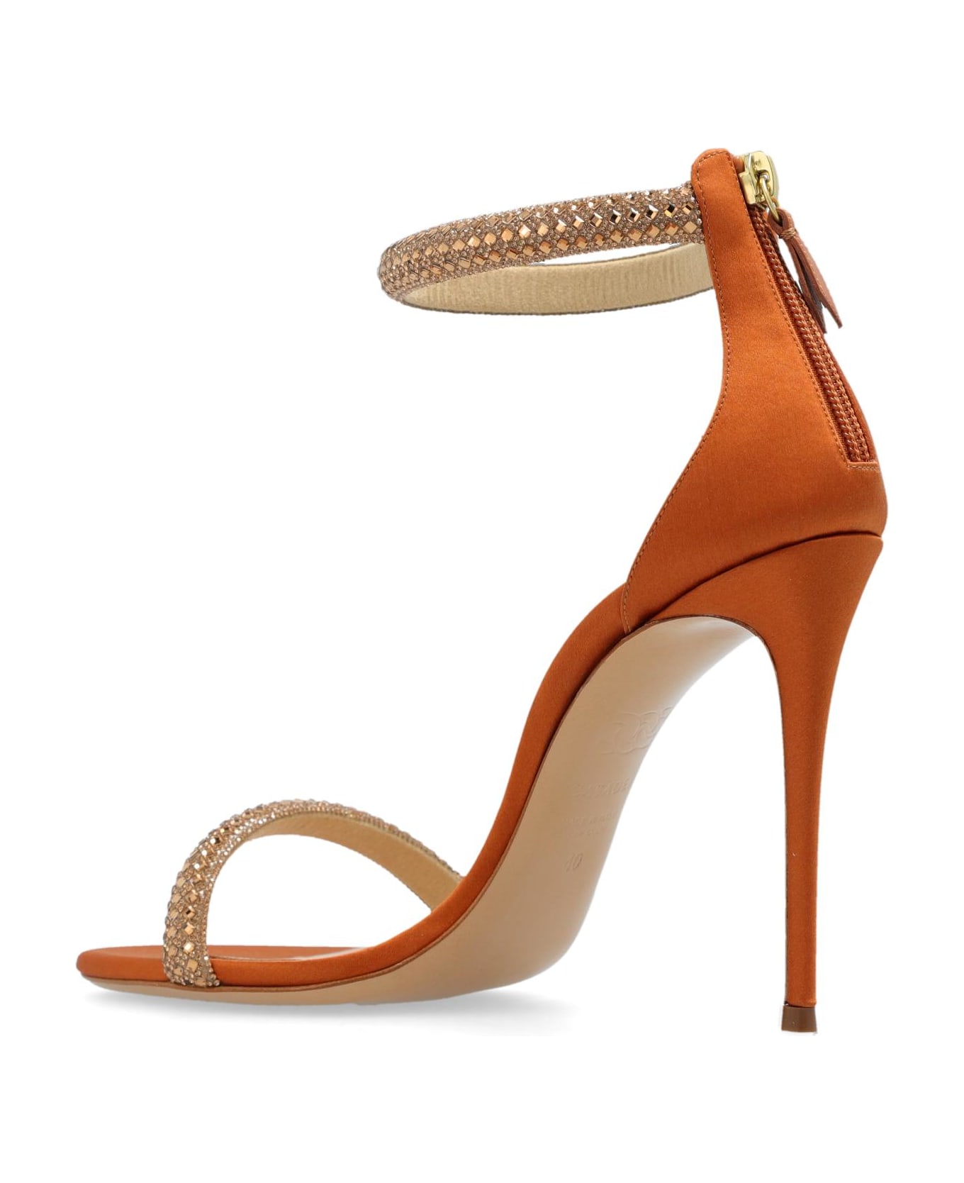 Casadei 'scarlet Stratosphere' Heeled Sandals - Bronze サンダル