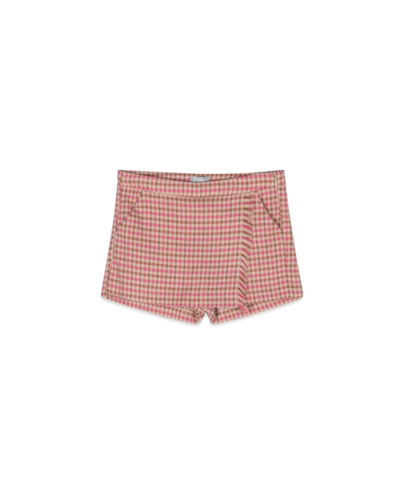Il Gufo Skirt Pants Squares - FUCHSIA ボトムス