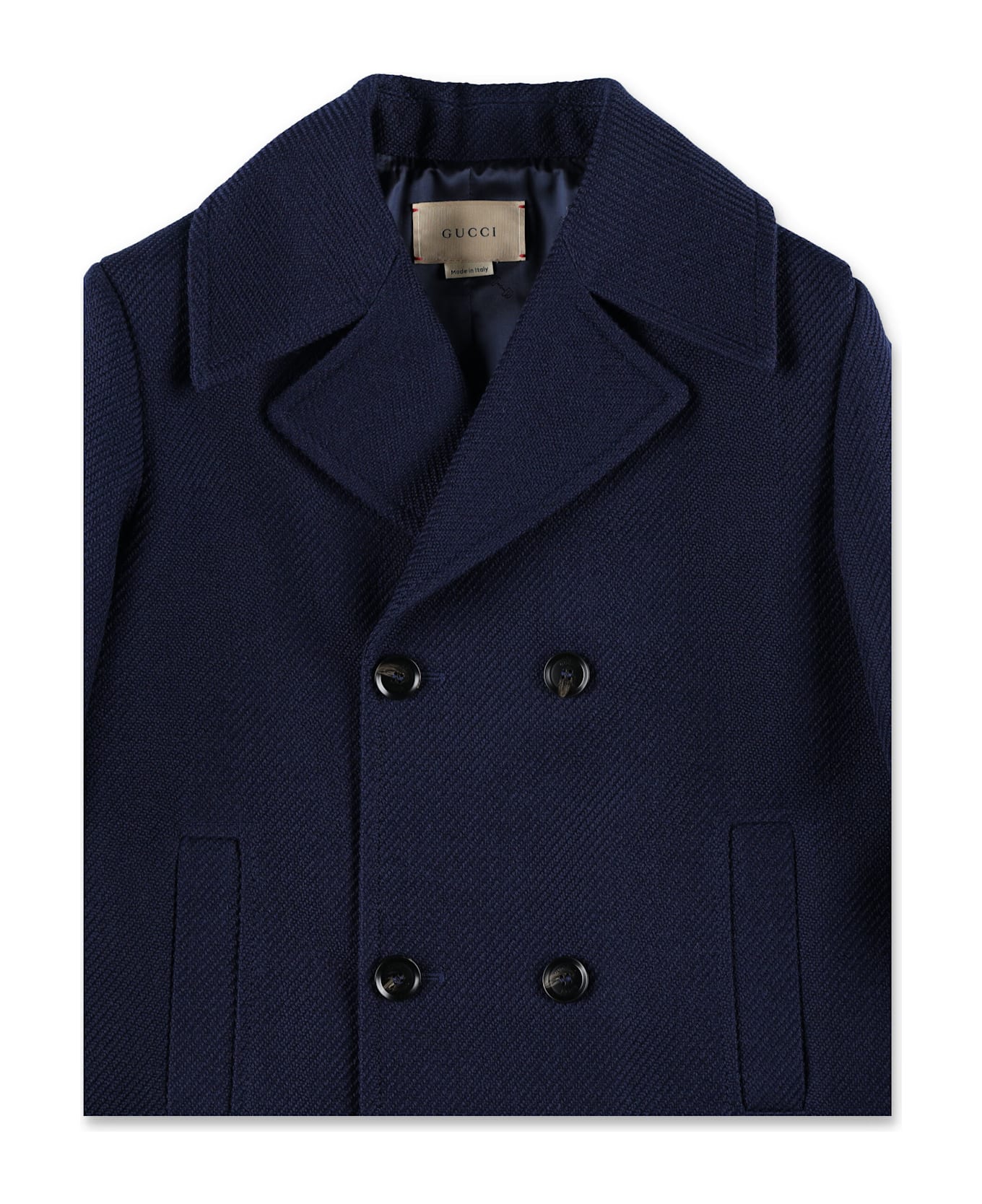 Gucci Kid - Caban Coat - BLU
