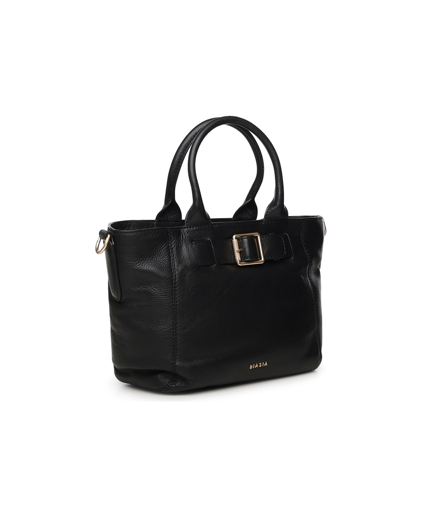 Biasia Leather Handbag - Black