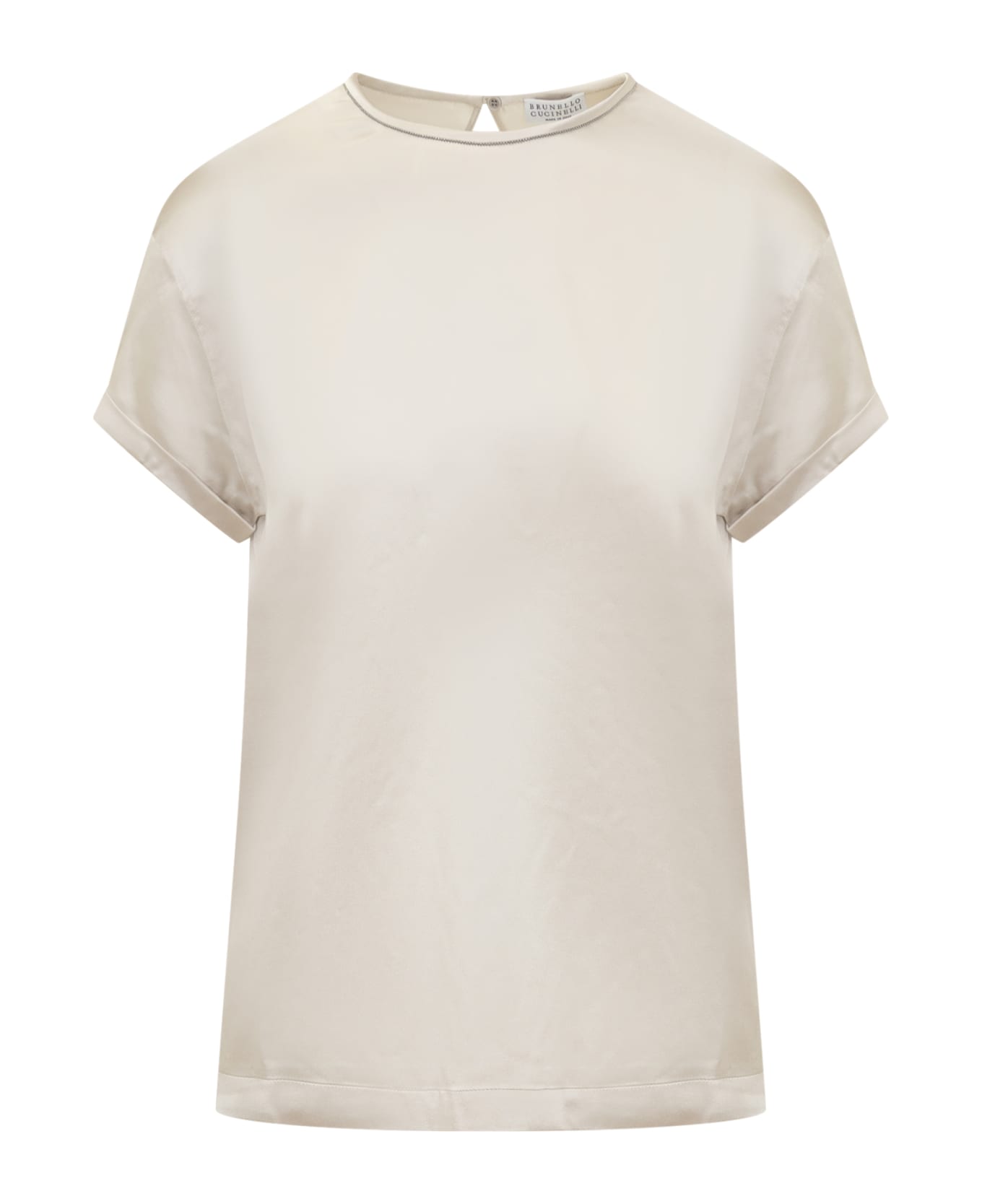 Brunello Cucinelli Monile T-shirt - WARM WHITE Tシャツ