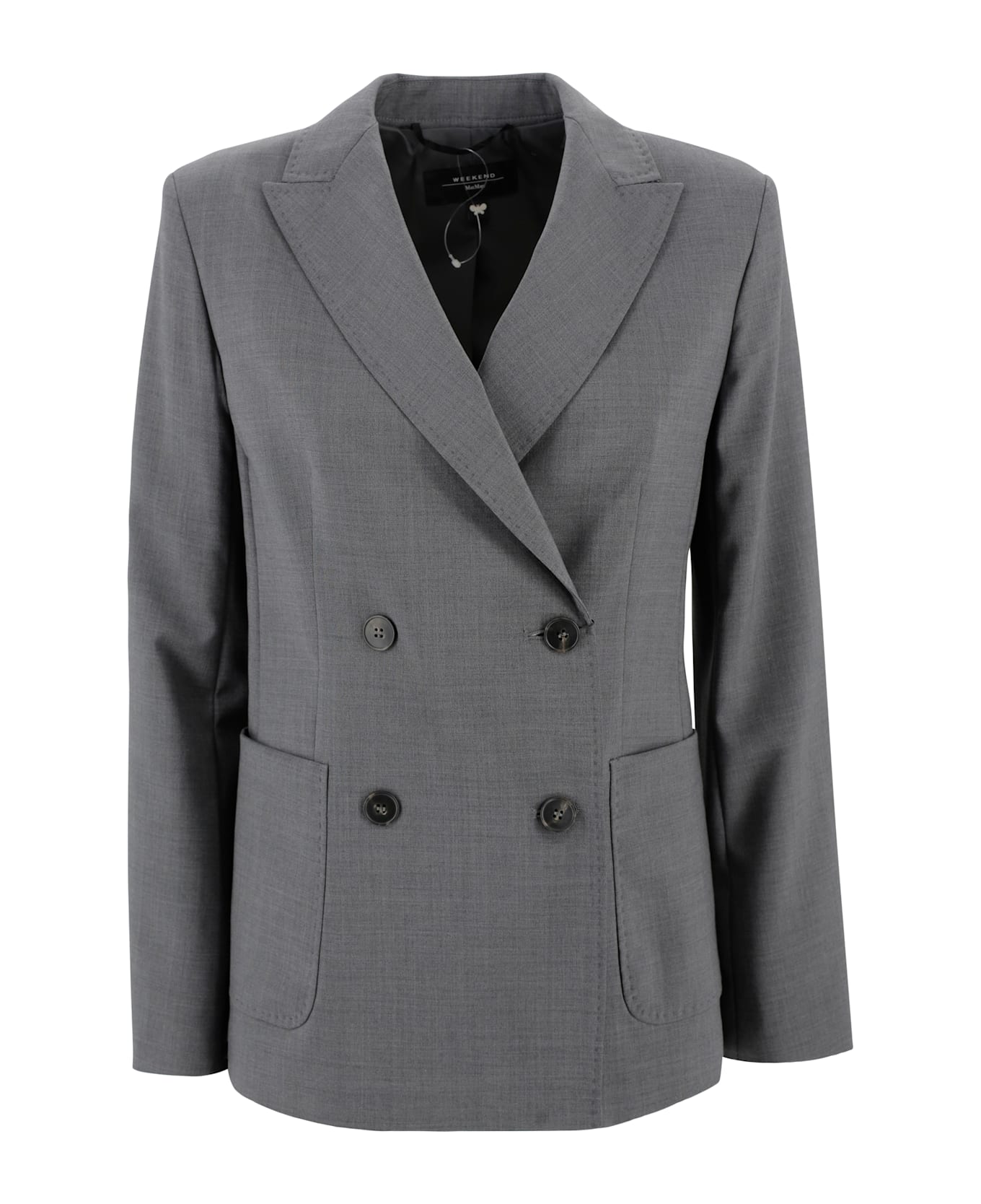 Weekend Max Mara Double-breasted Blazer - Grey