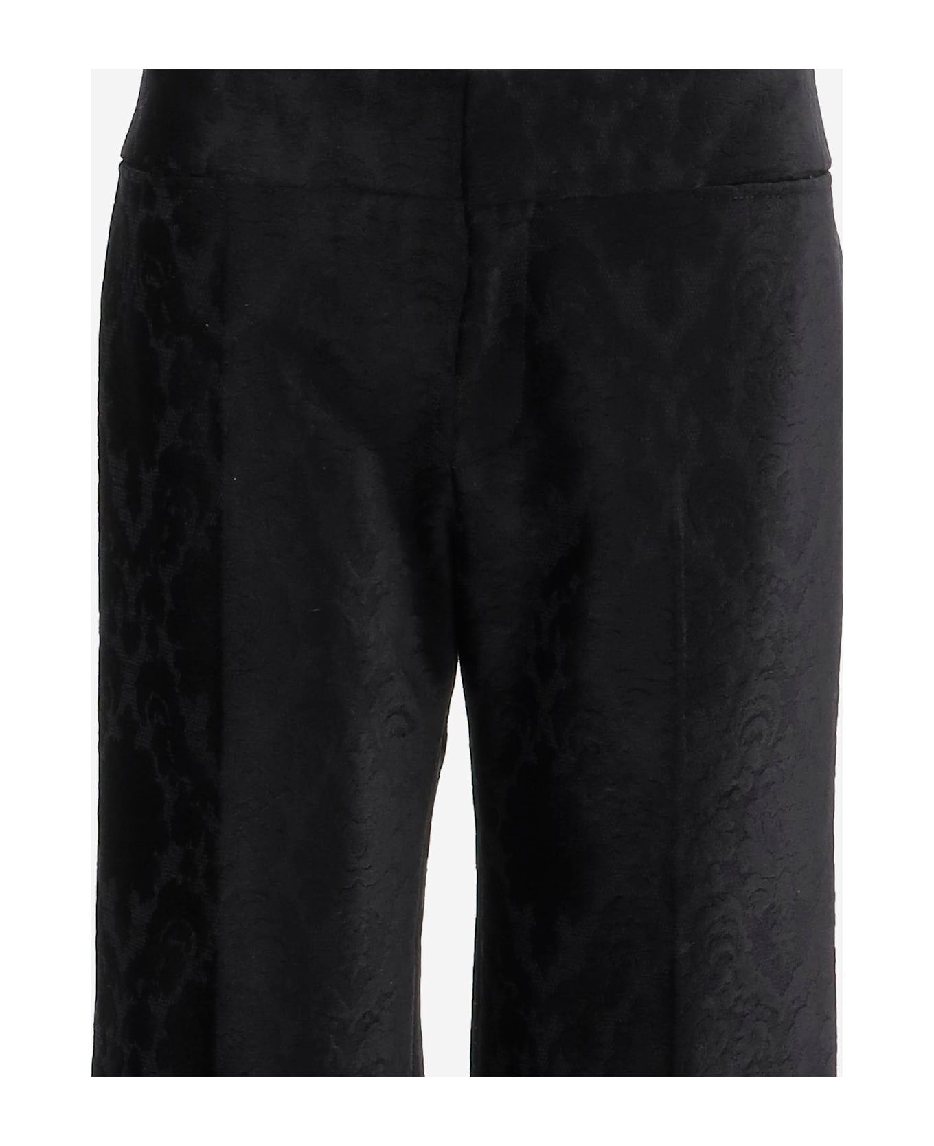 Chloé Viscose And Cotton Pants - Black