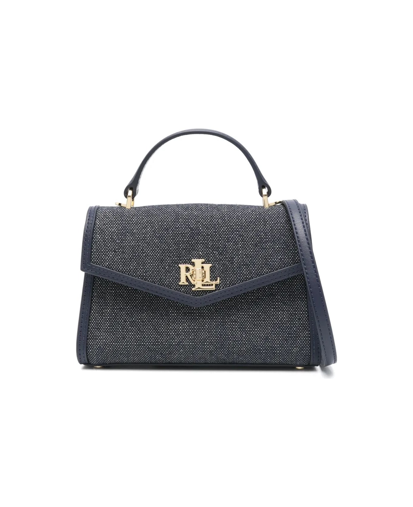 Ralph Lauren Farrah Small Satchel - Refined Navy