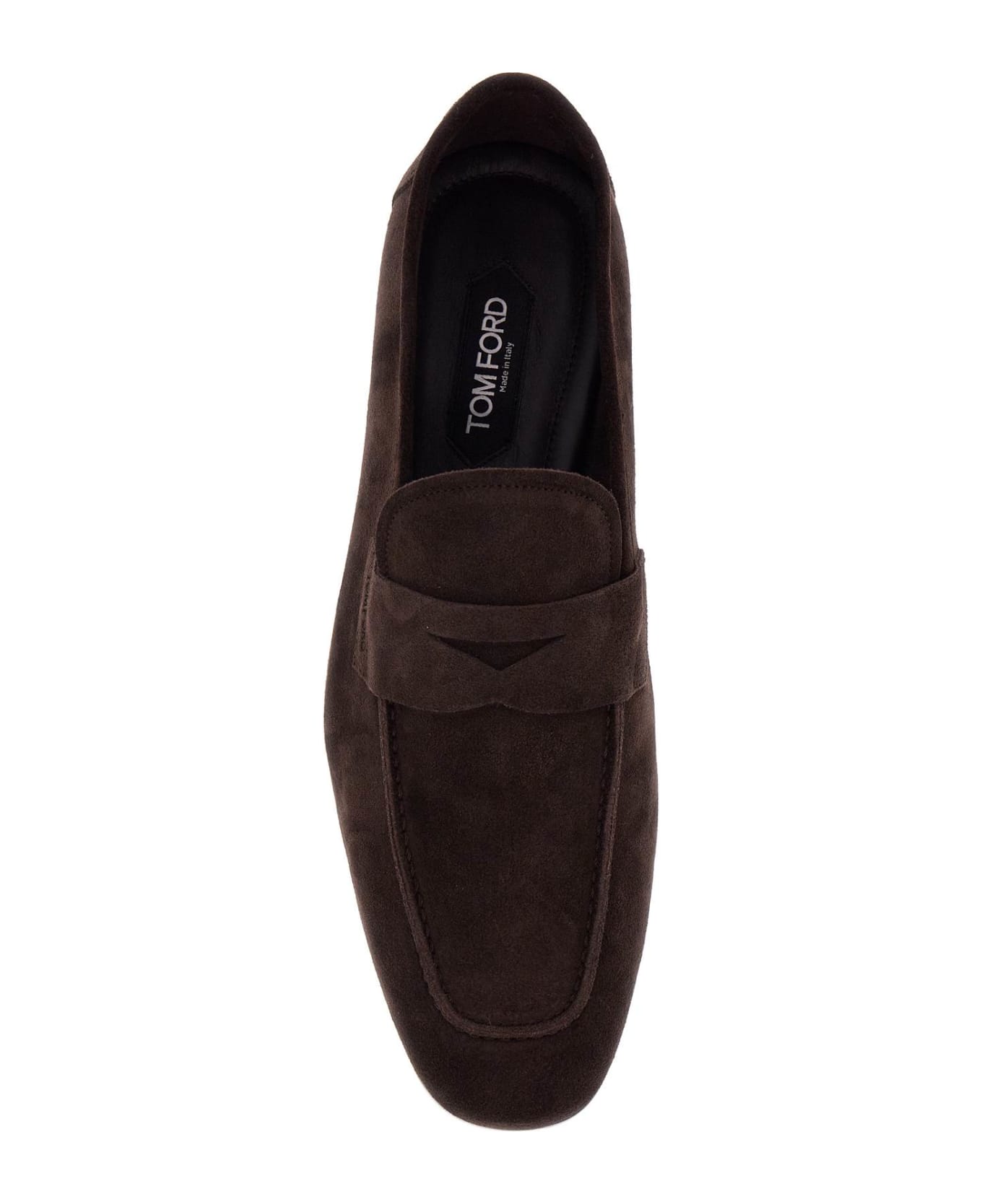 Tom Ford Suede Loaf - BROWN (Brown)