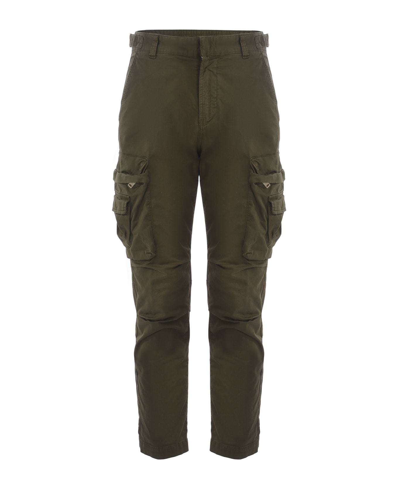 Diesel P-argym-new-a Faded Cargo Pants - Af Green