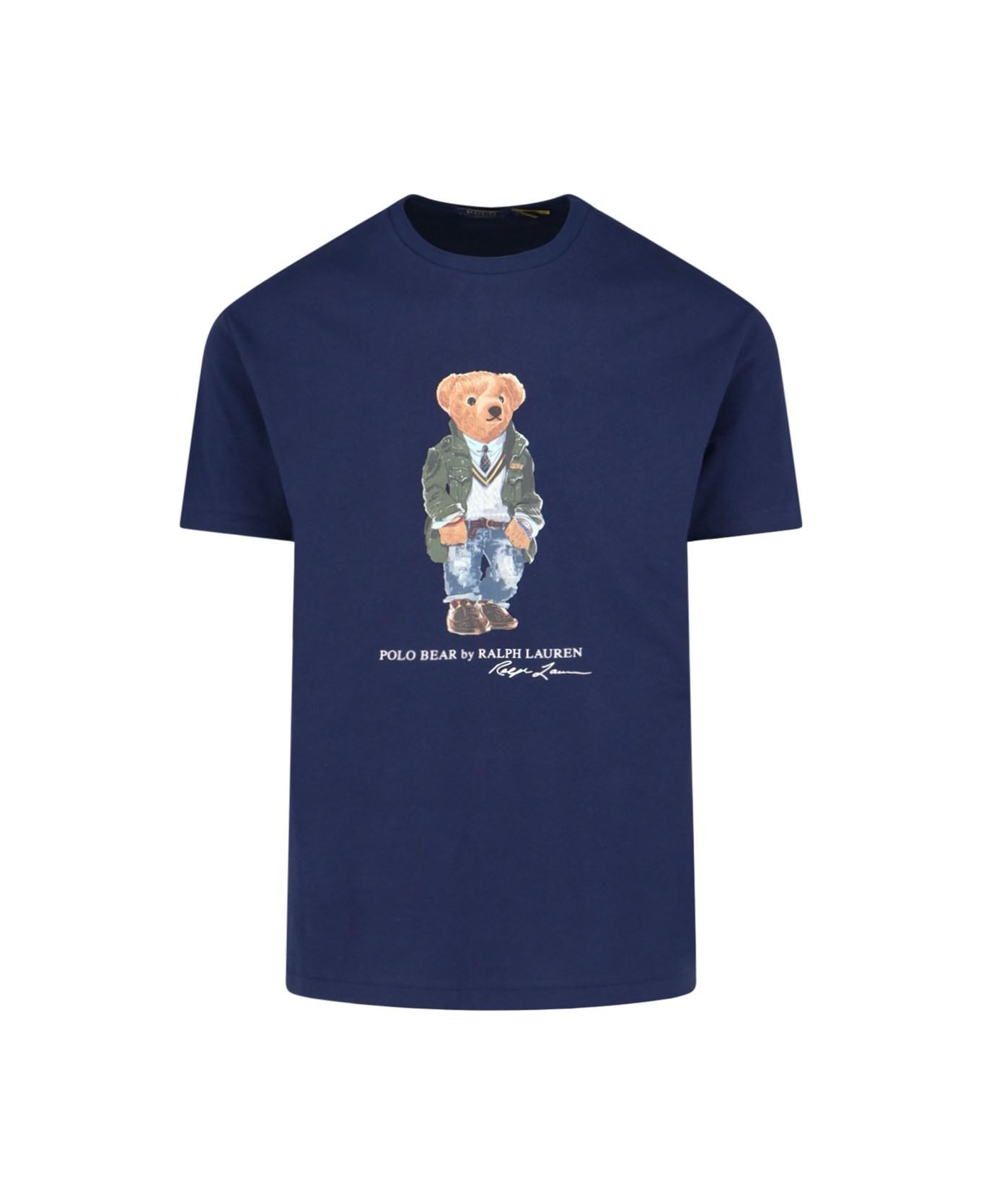Ralph Lauren 'polo Bear' T-shirt - SP24 NEWPORT NAVY