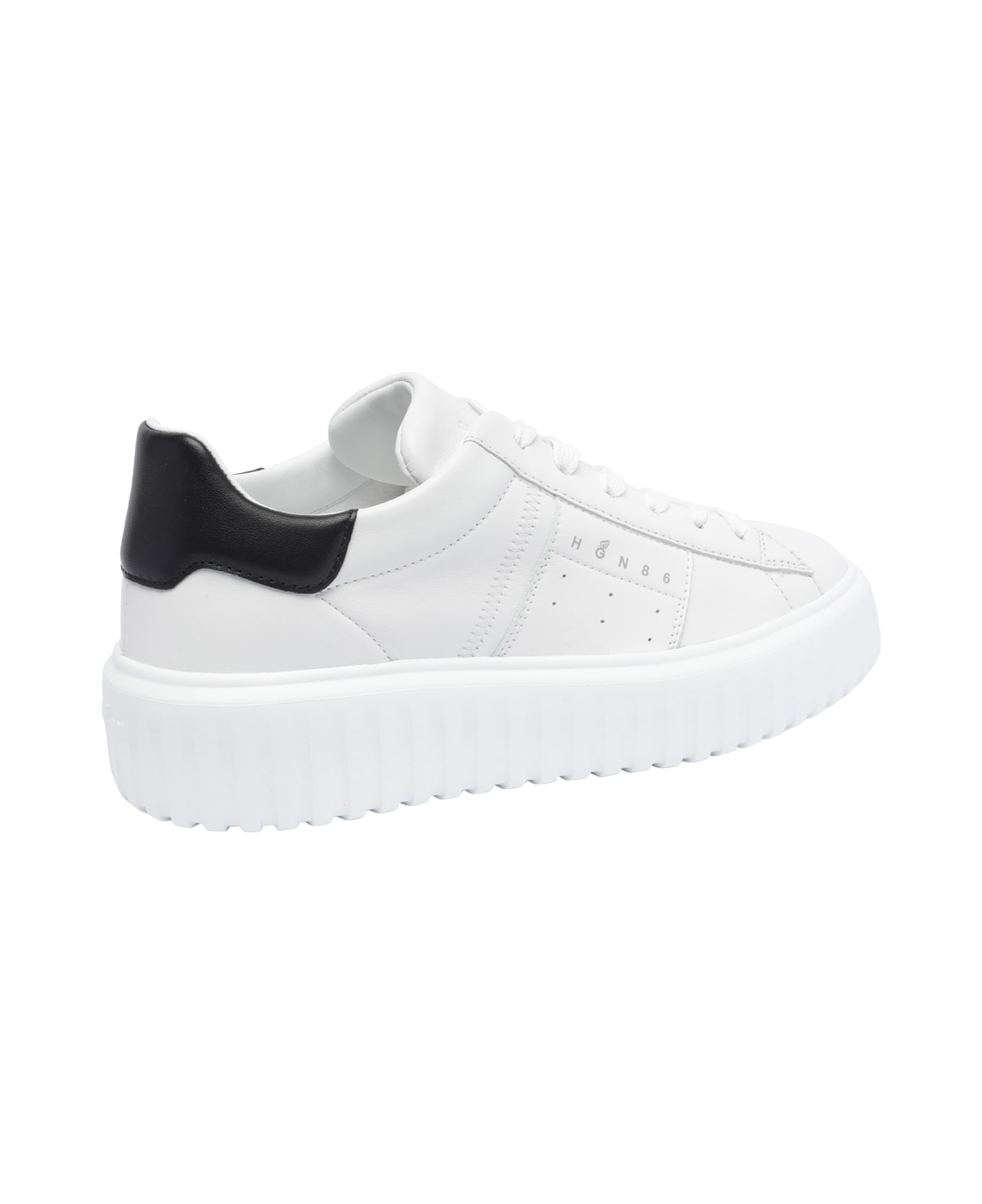 Hogan H-stripes Sneakers - WHITE, black