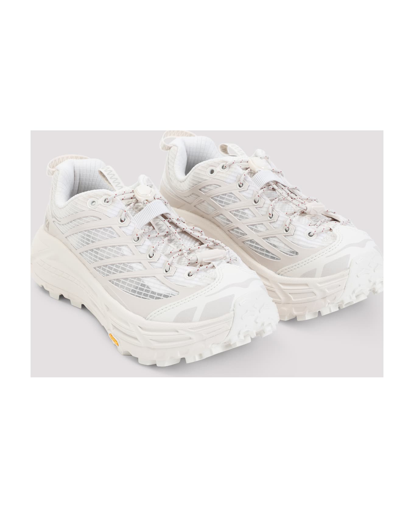 Hoka Mafate Three 2 Grid Sneakers - Rcc Rose Cream Stucco