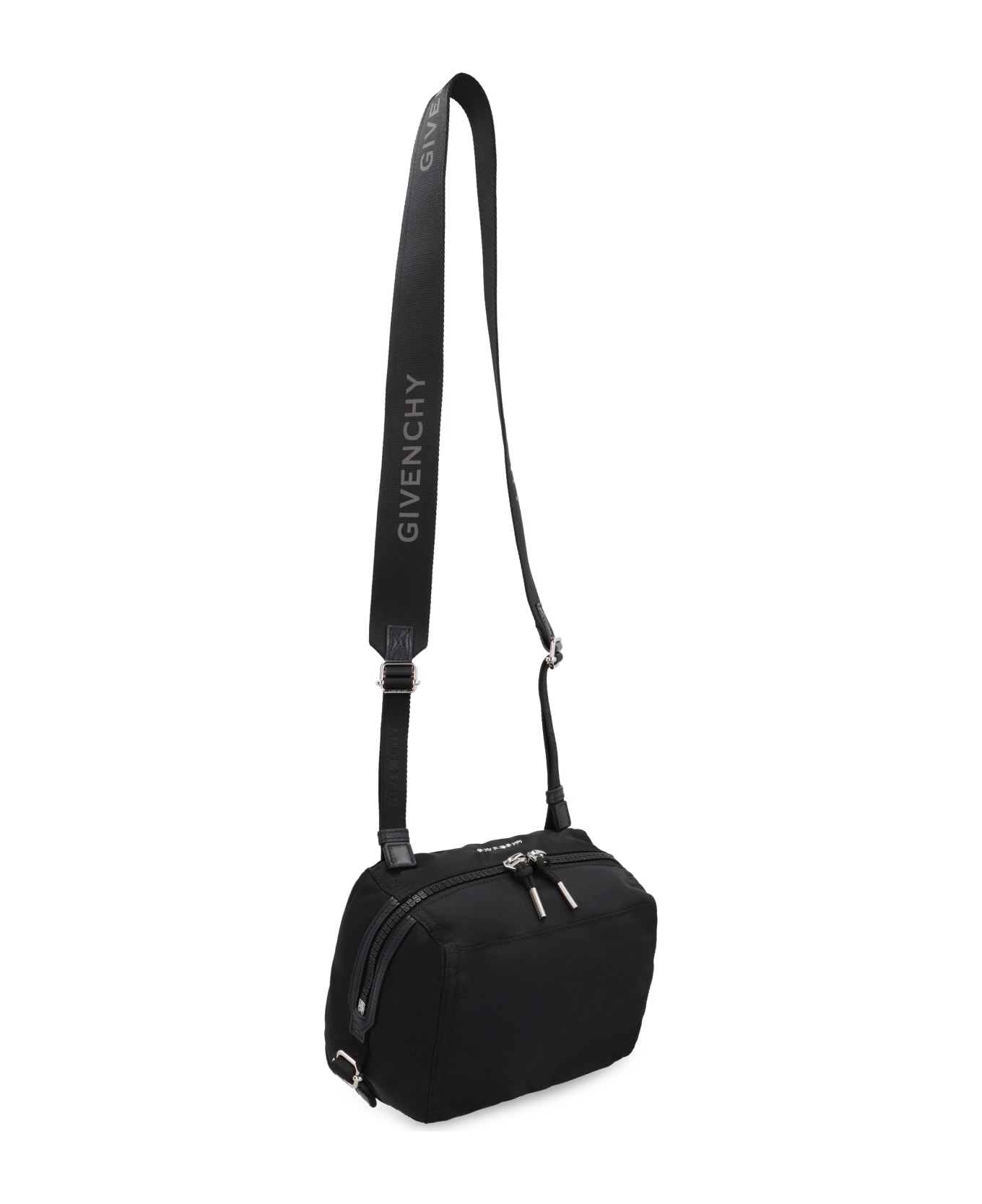 Givenchy Mini Pandora Nylon Messenger Bag - black