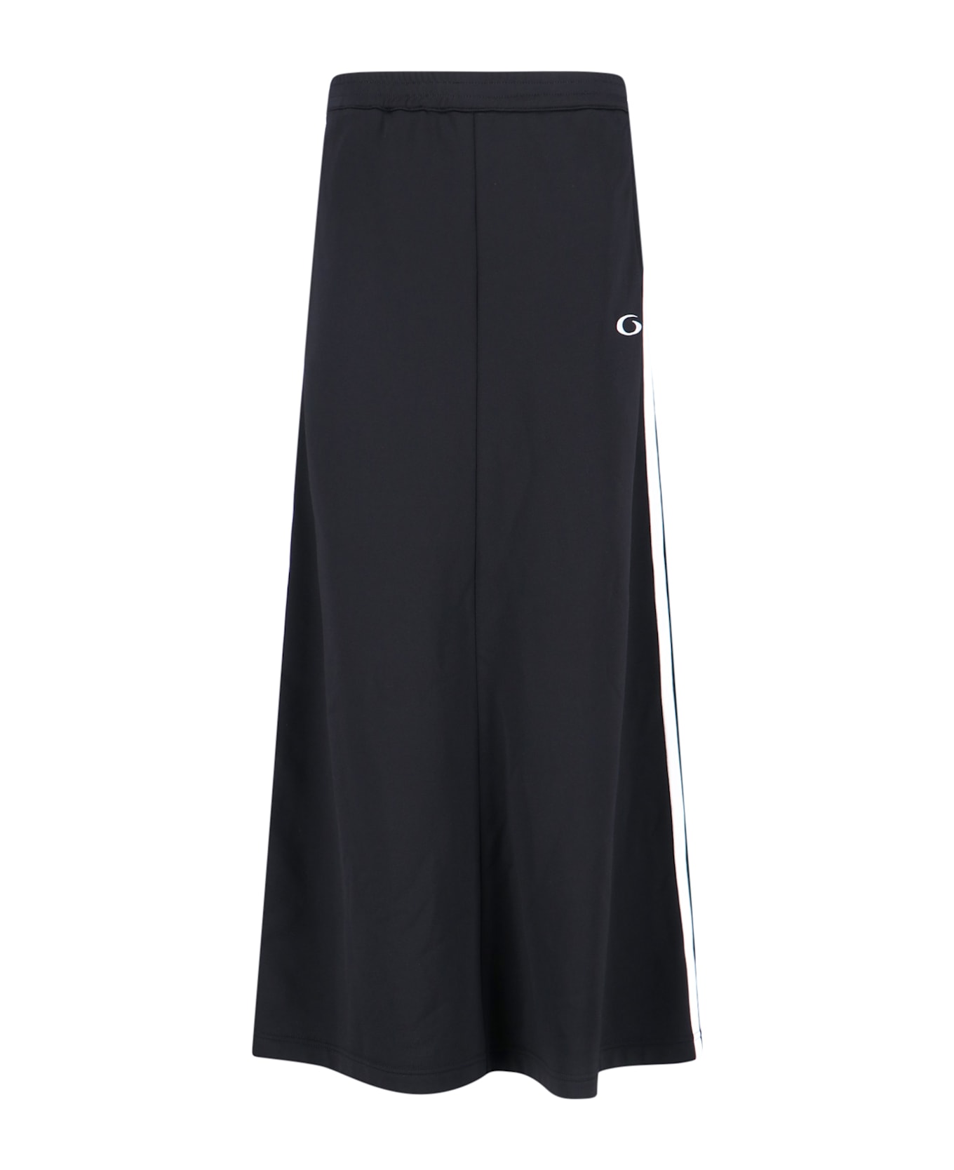 Balenciaga Maxi Logo Skirt - Black